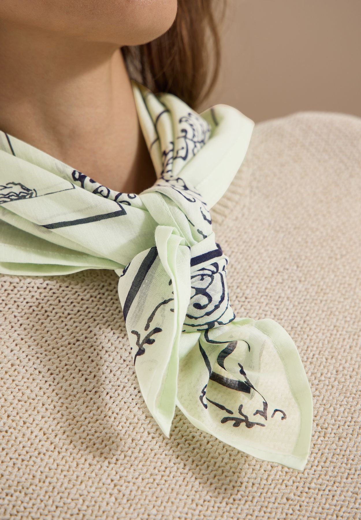Bandana aus Baumwolle mit Print