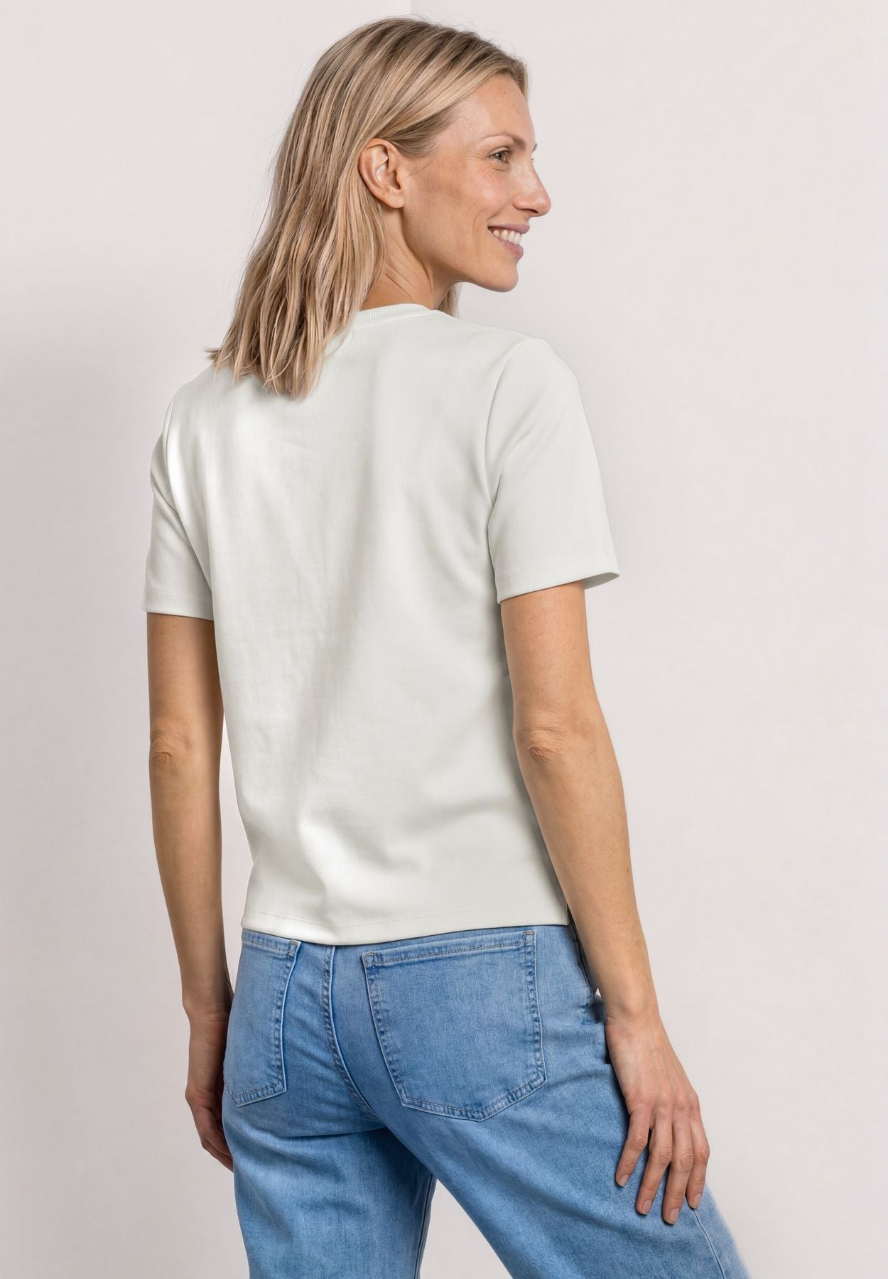 T-Shirt mit dekorativer Brusttasche