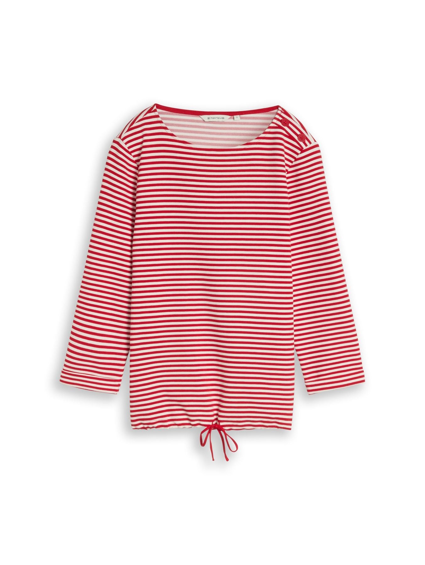 Langarmshirt mit Knopf-Details