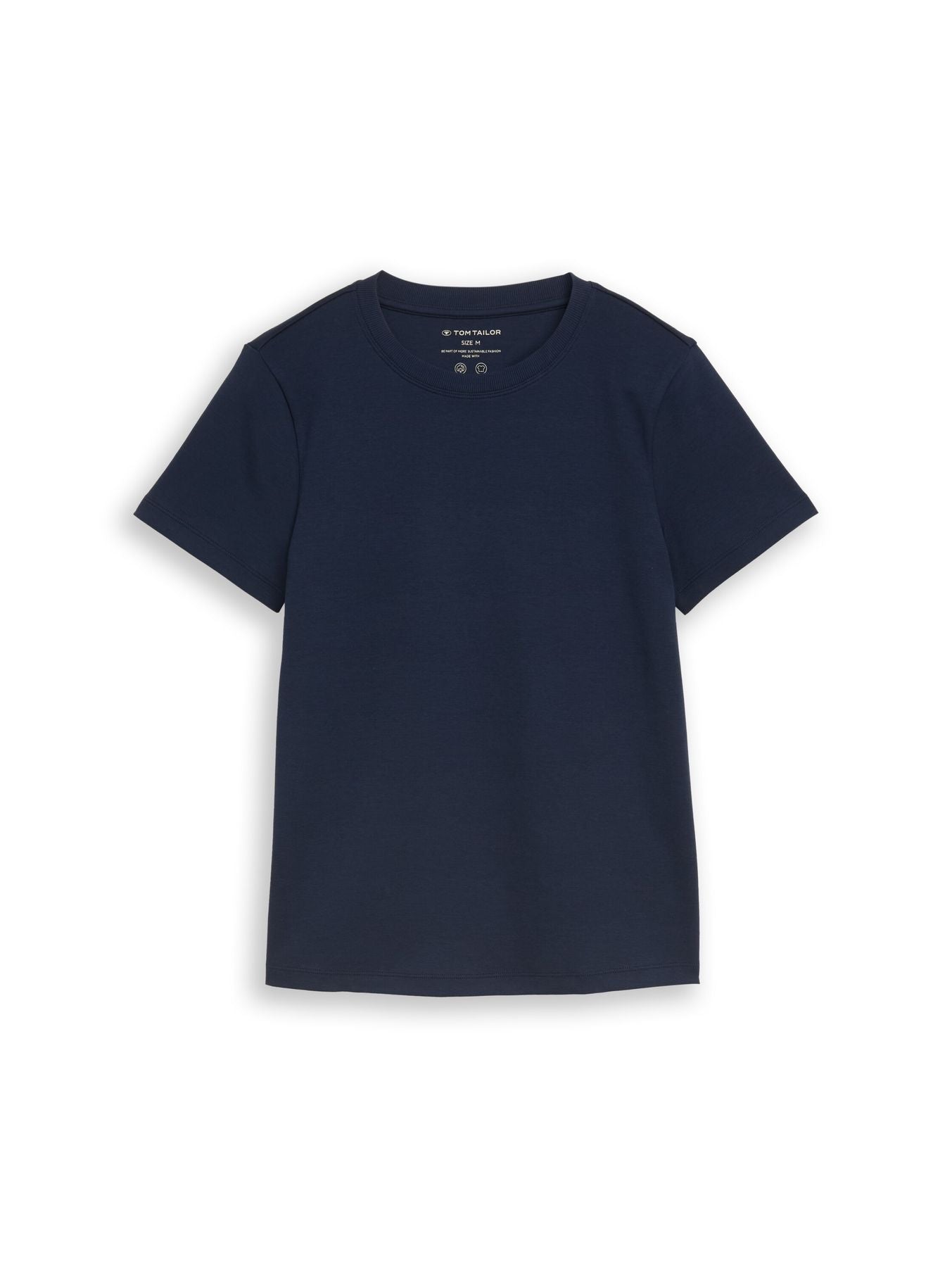 Basic T-Shirt aus Baumwolle