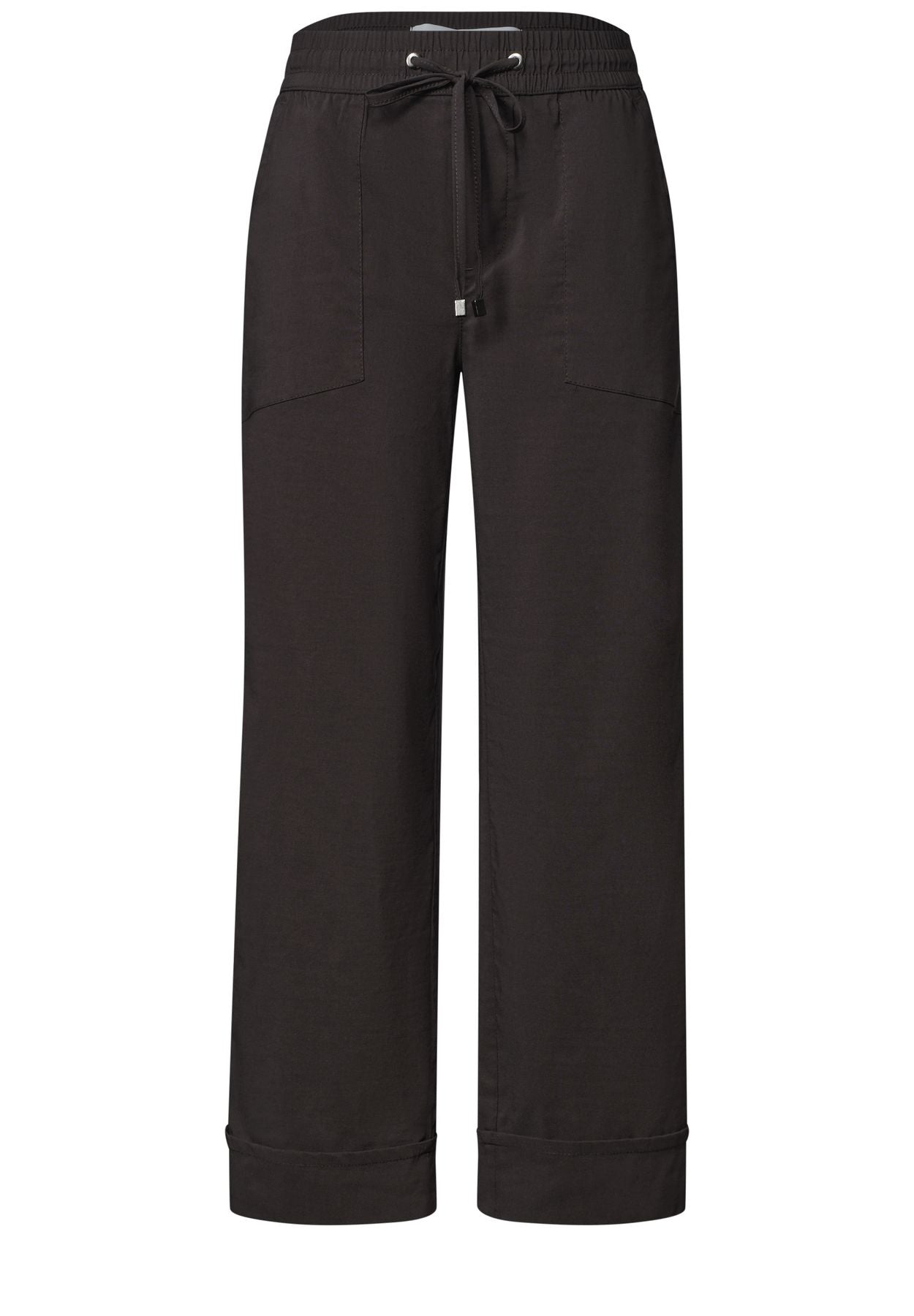 Straight Leg Hose im Casual Fit mit Turn-Up