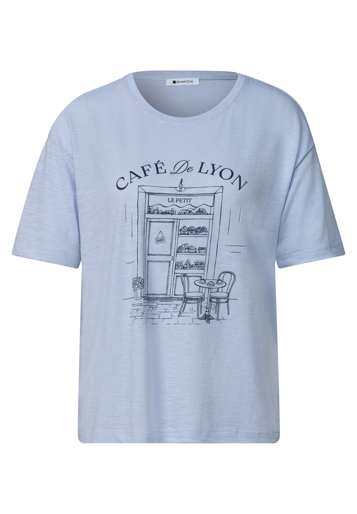 T-Shirt mit Rundhals und Frontprint