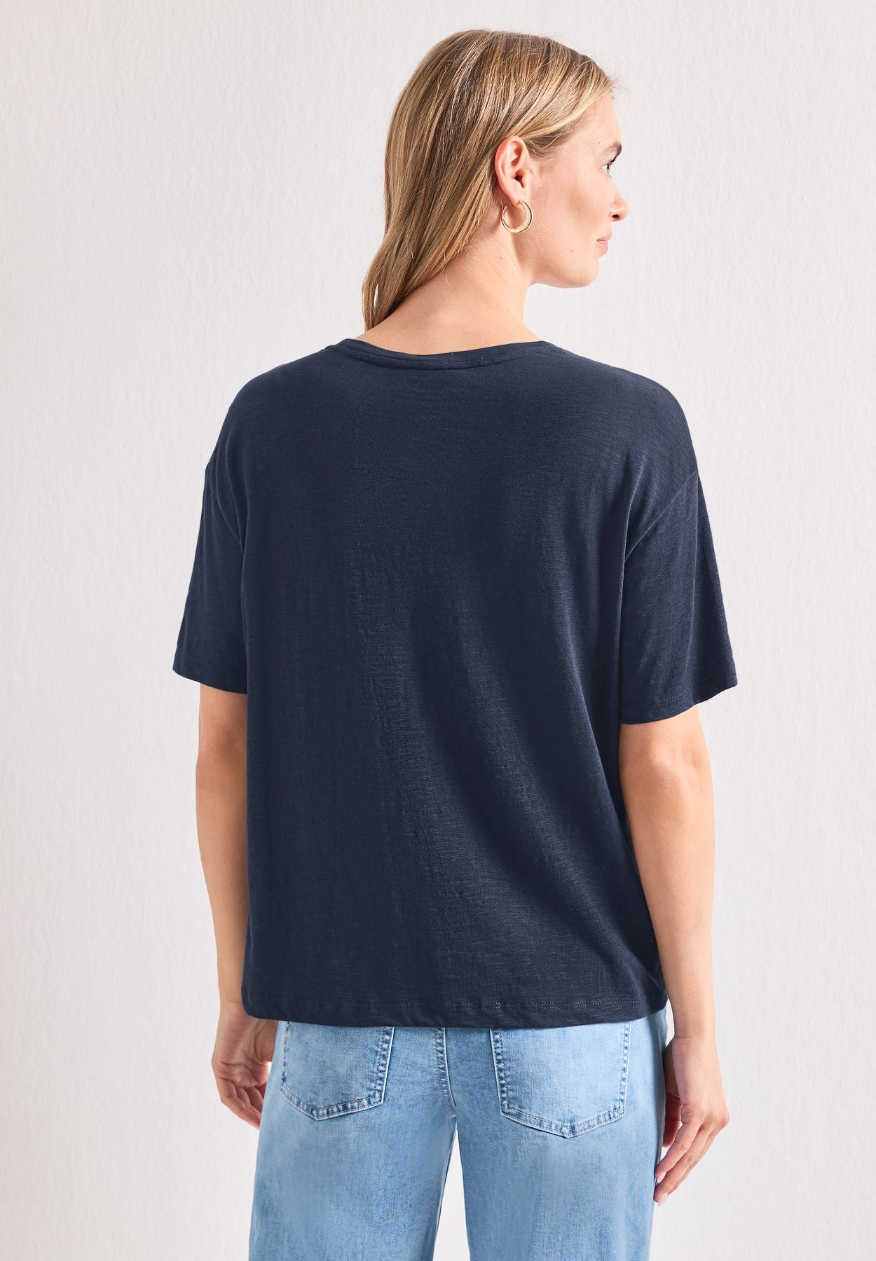 T-Shirt mit Rundhals und Frontprint