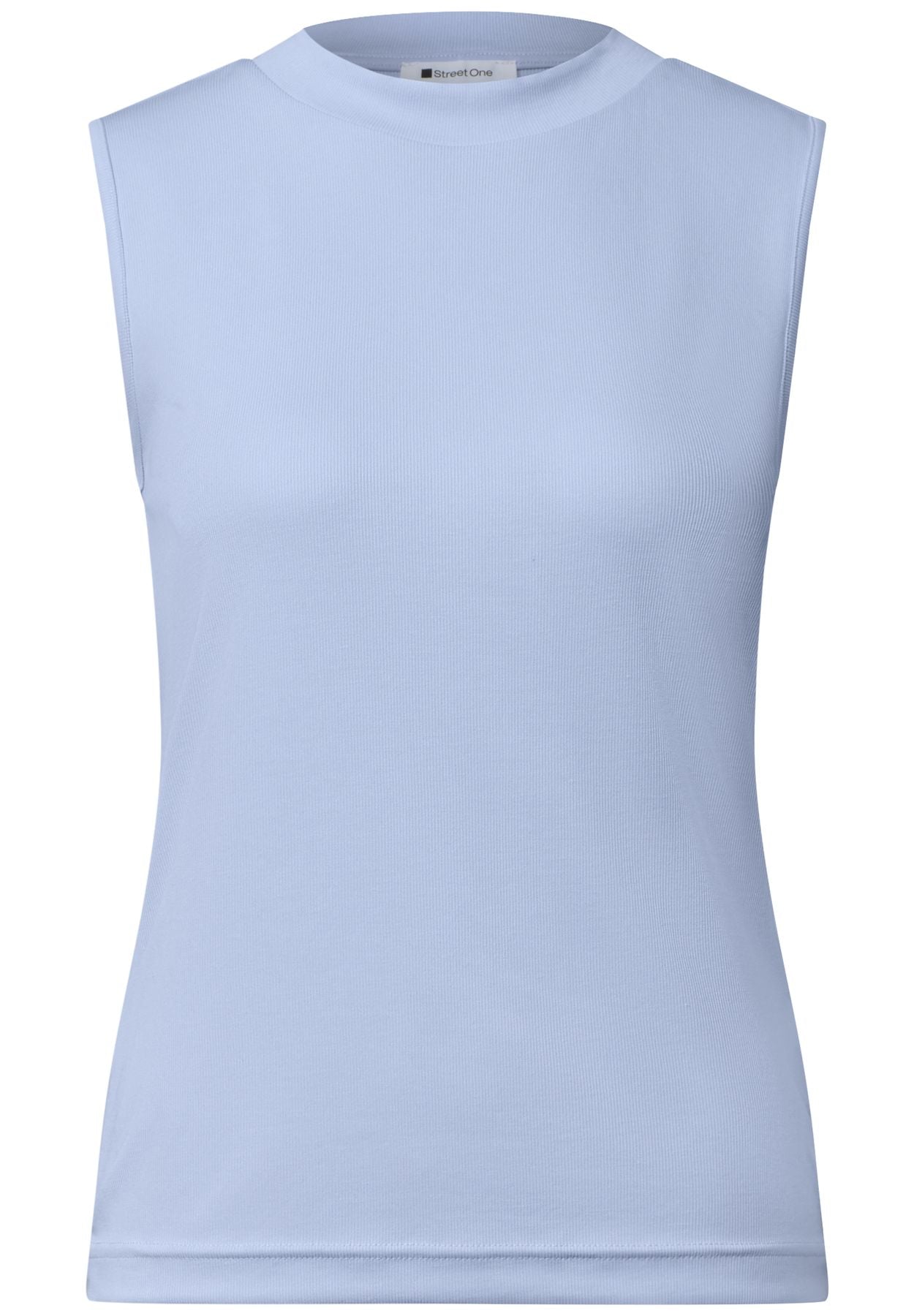 Top im Silk-Look mit Turtle Neck