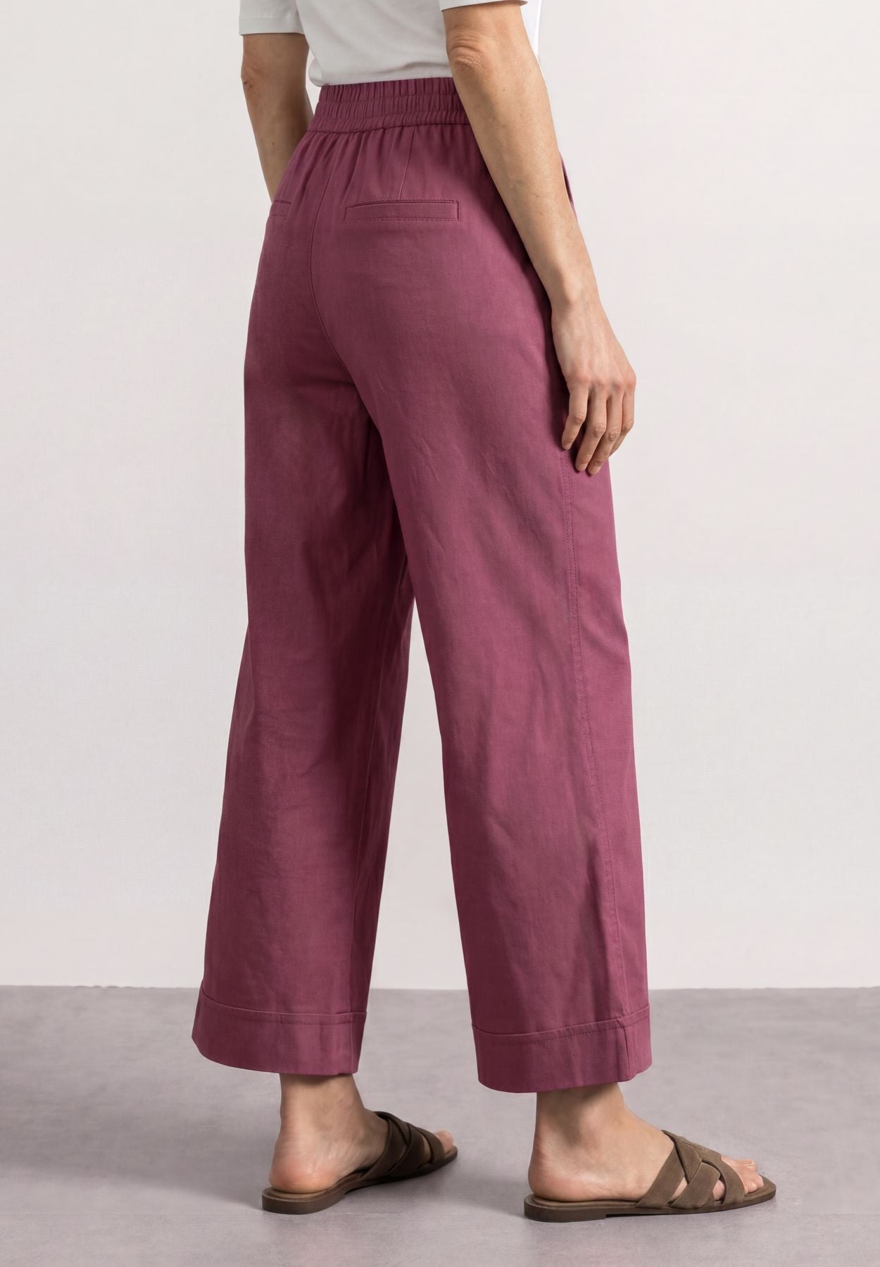 Straight Leg Hose im Casual Fit mit Turn-Up
