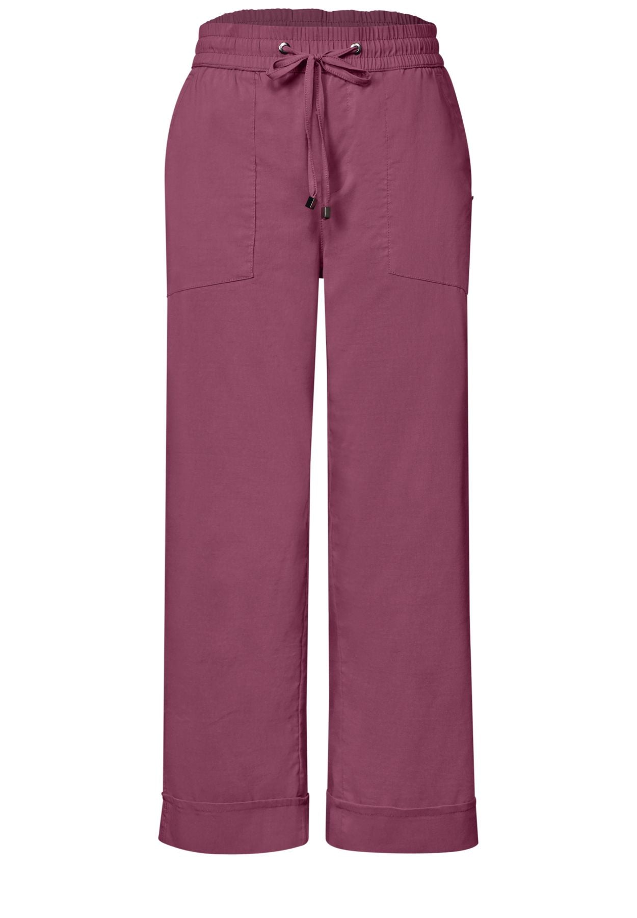 Straight Leg Hose im Casual Fit mit Turn-Up