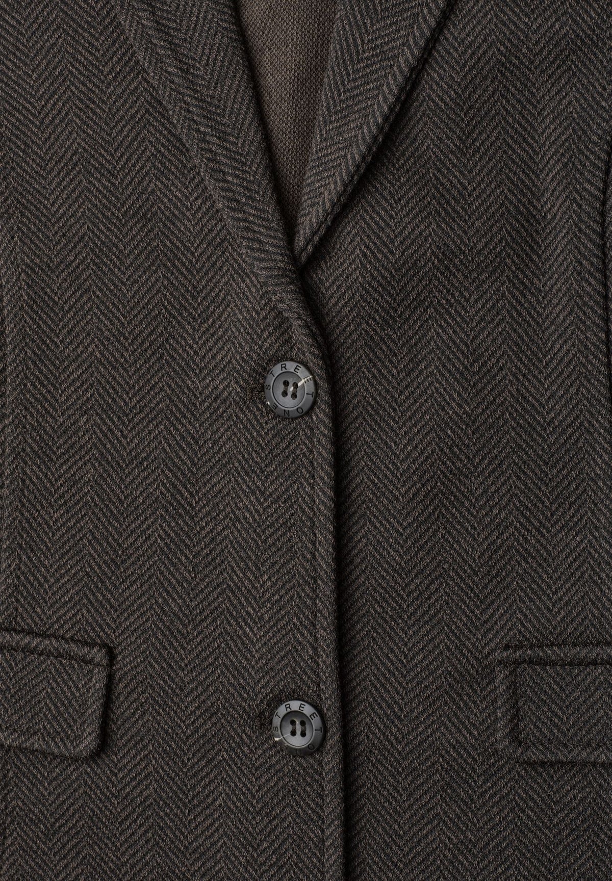 Basic Blazer mit Reverskragen und Dessin