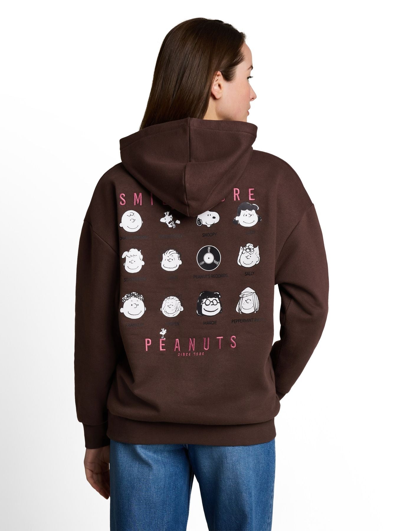 Hoodie Sweatshirt mit Snoopy-Rückenprint