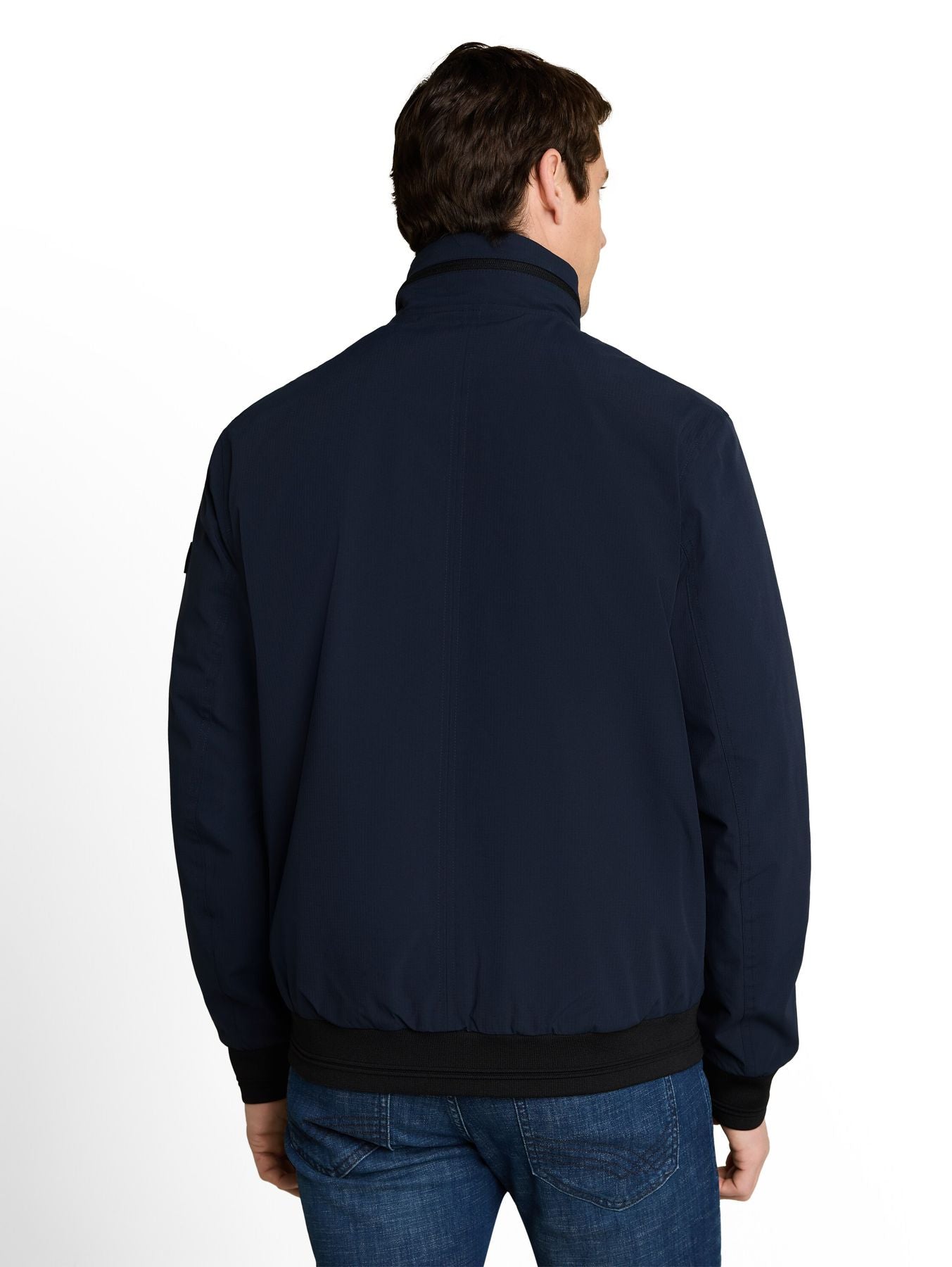 Blouson Jacke mit verstaubarer Kapuze