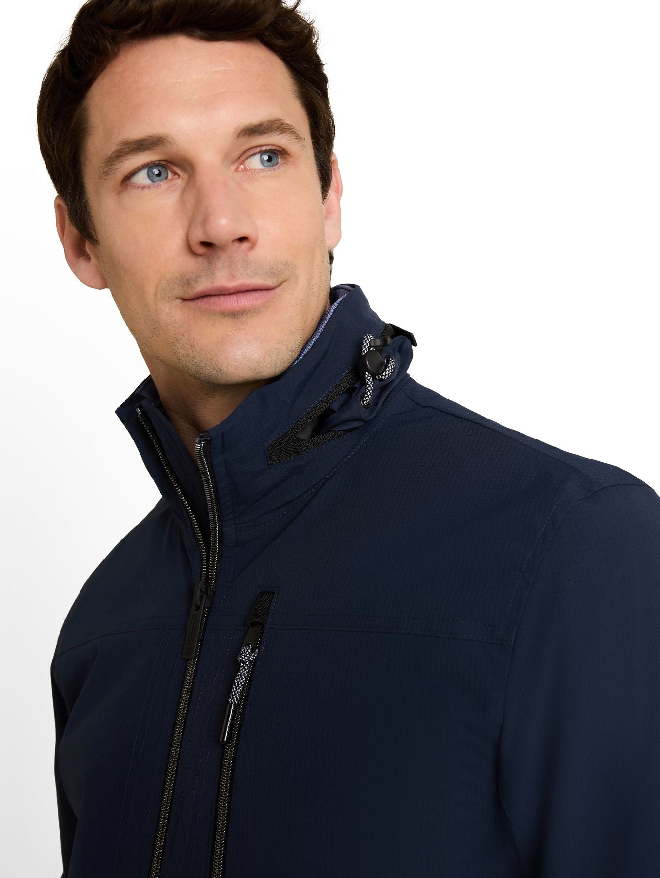 Blouson Jacke mit verstaubarer Kapuze