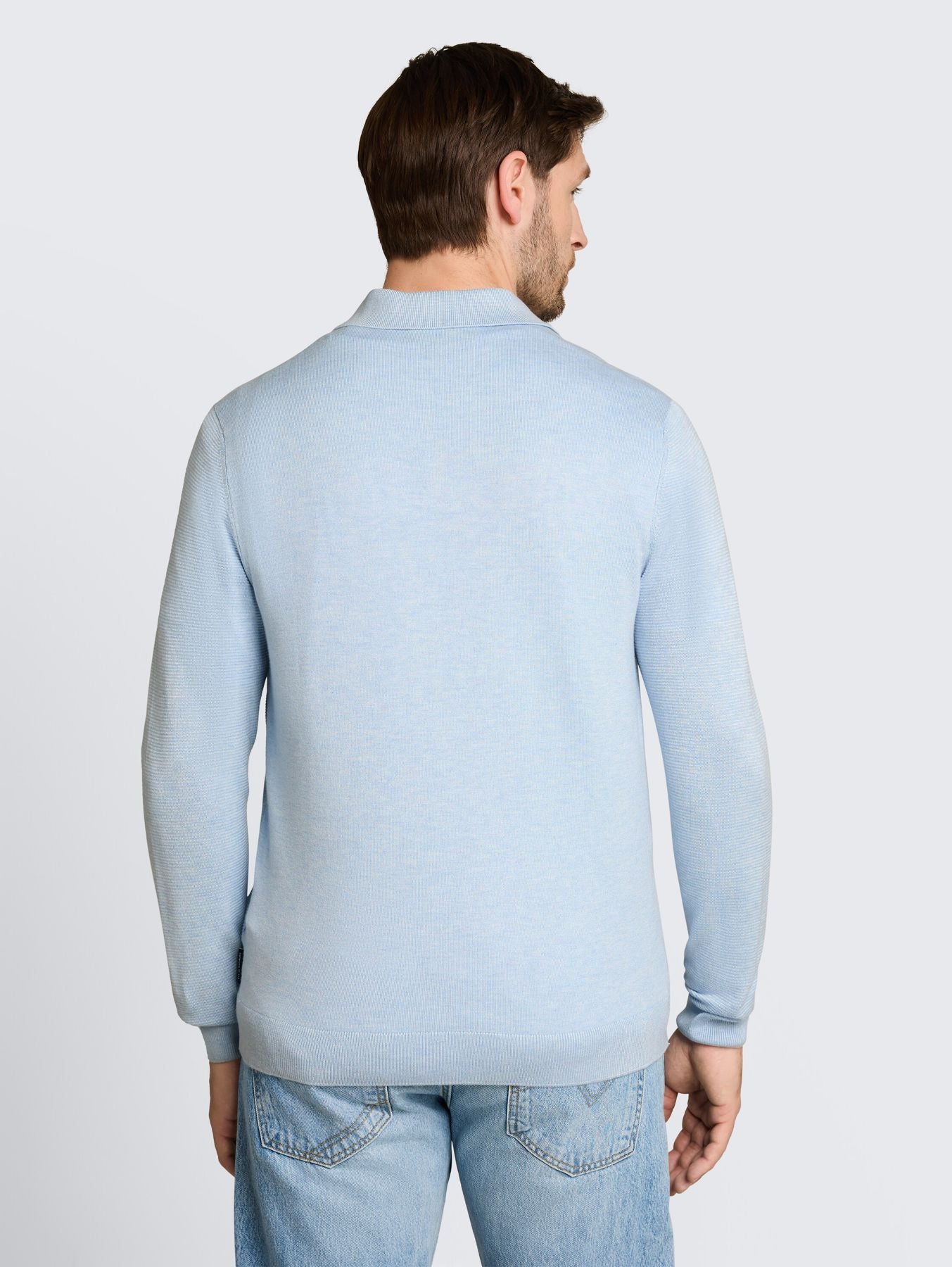 Strickpullover mit Polokragen