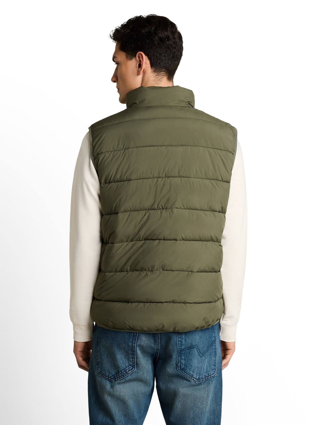 Lightweight Steppweste mit Stehkragen