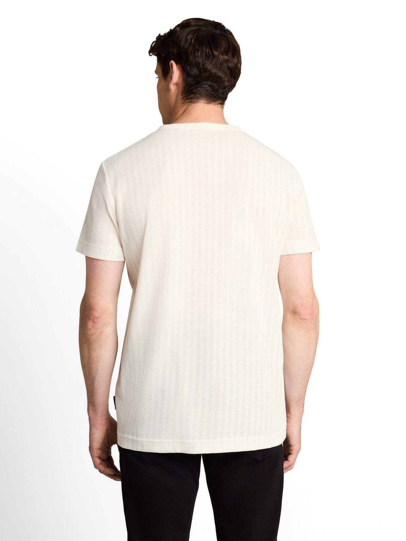 T-Shirt mit Waffelstruktur