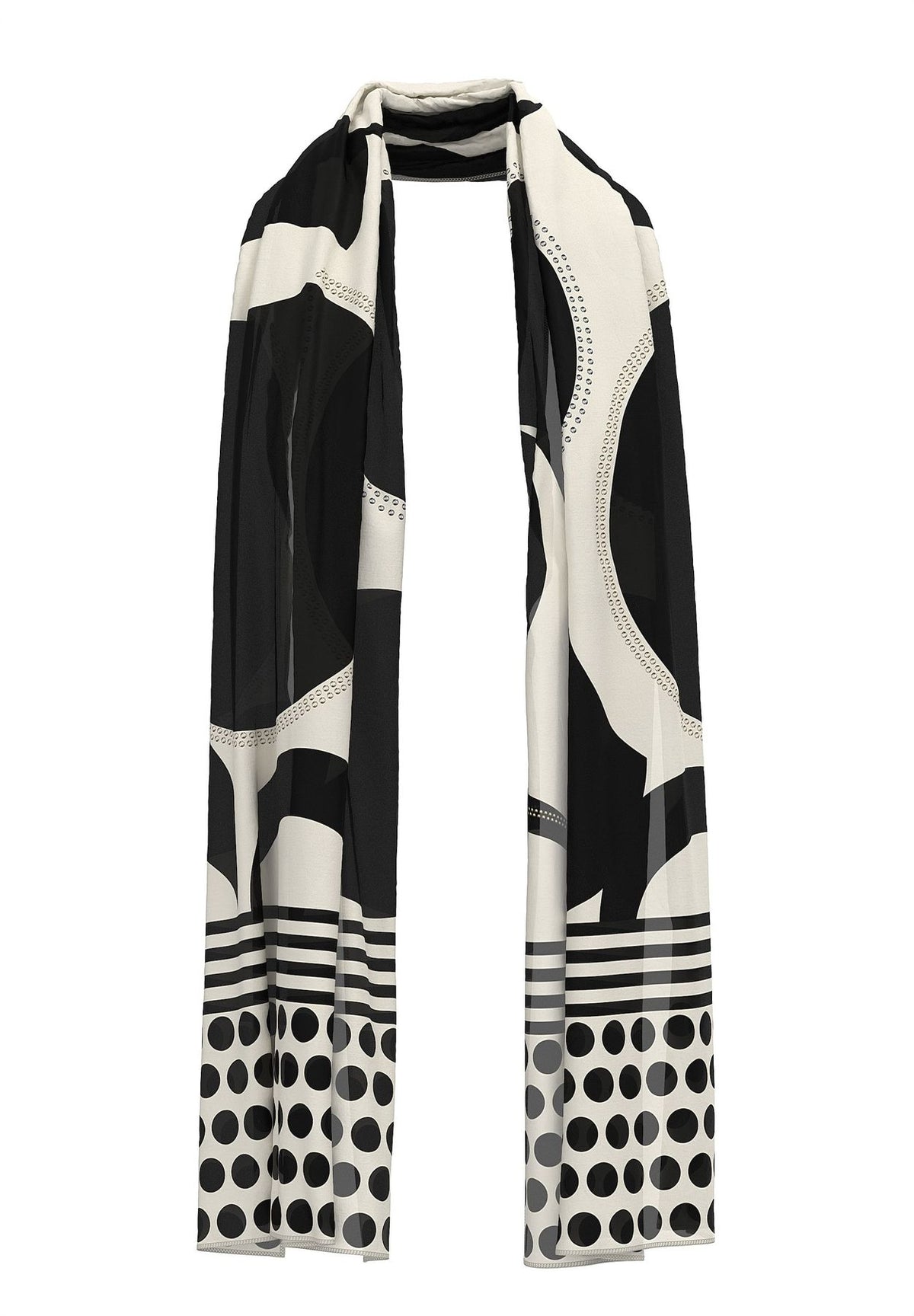 Accessoires IVORY NOIR mit allover-Print