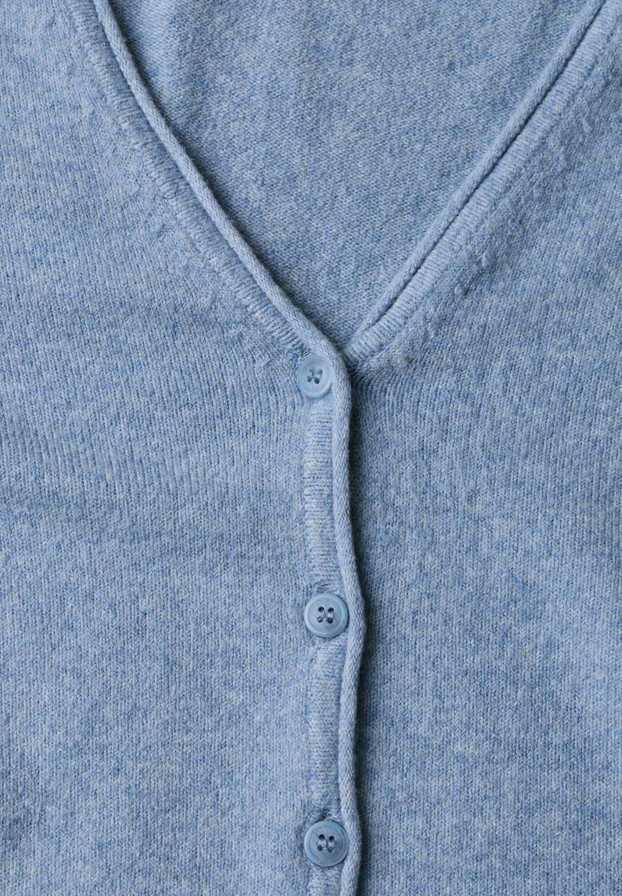 Cadigan mit V-Neck und Knopfleiste