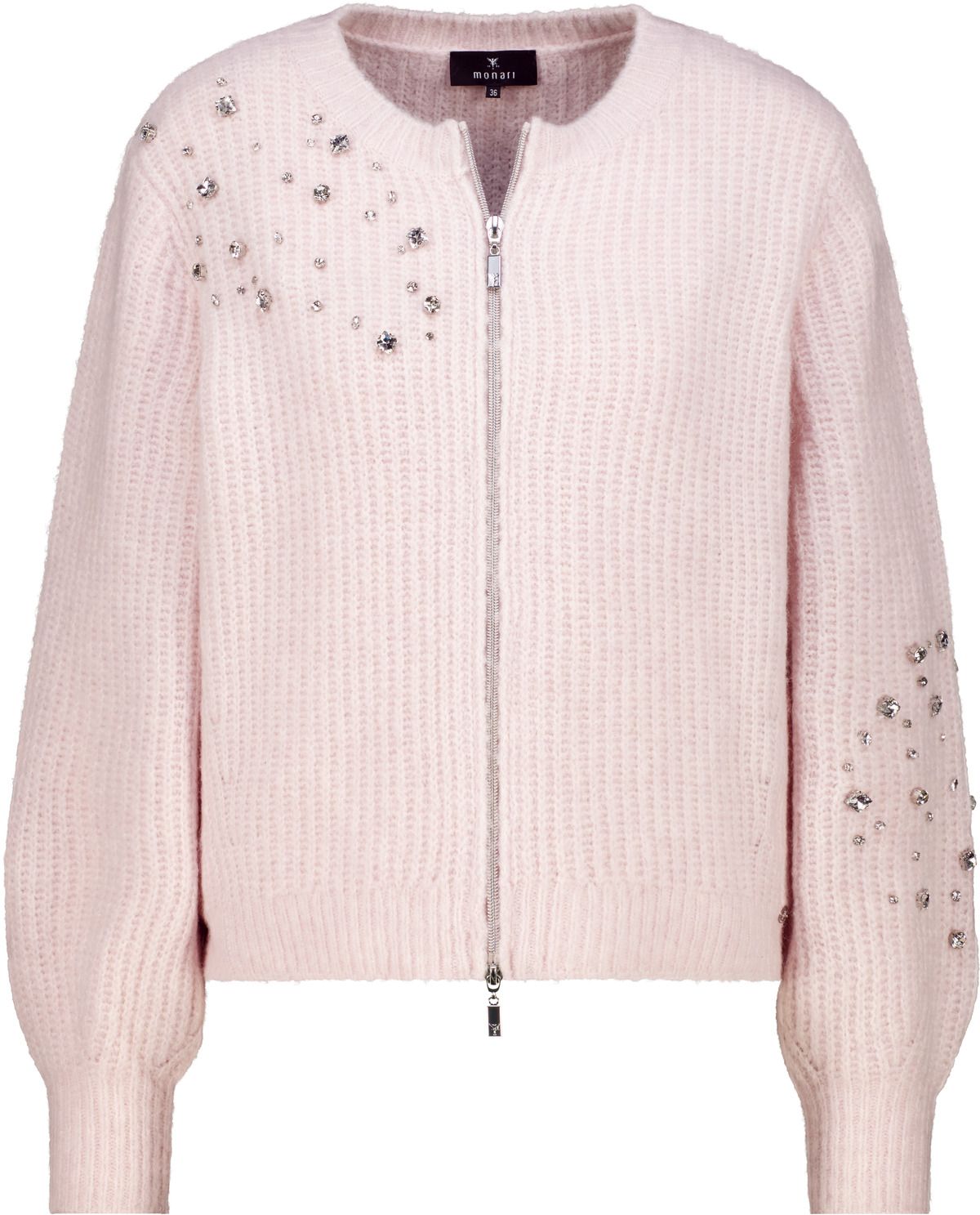 Strickjacke mit Schmuckdetails