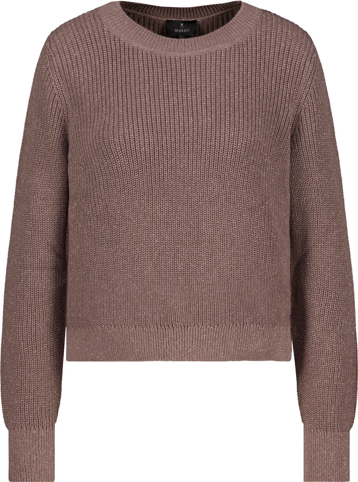 Basic-Strickpullover mit Lurex
