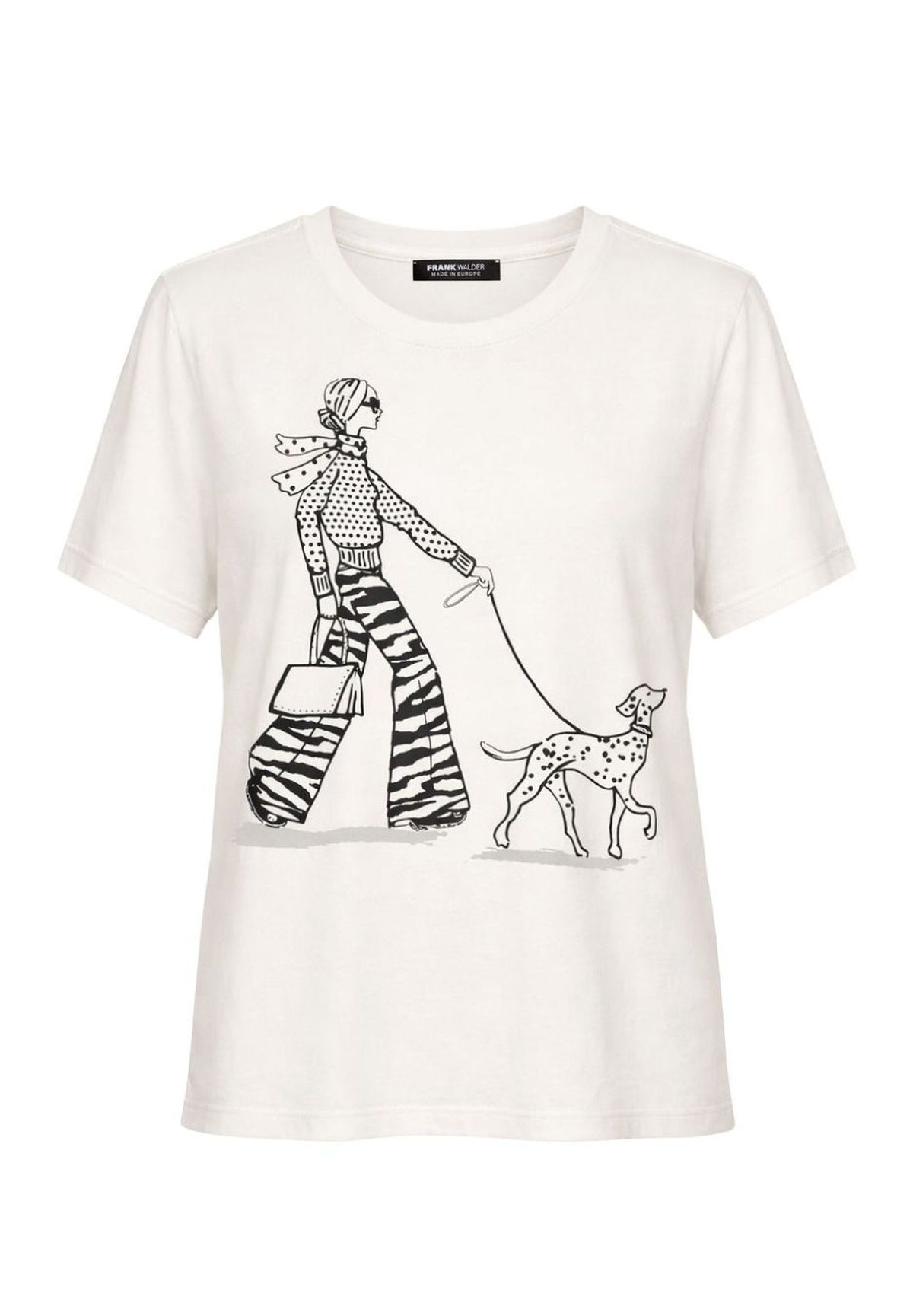 Shirt IVORY NOIR mit Frontprint