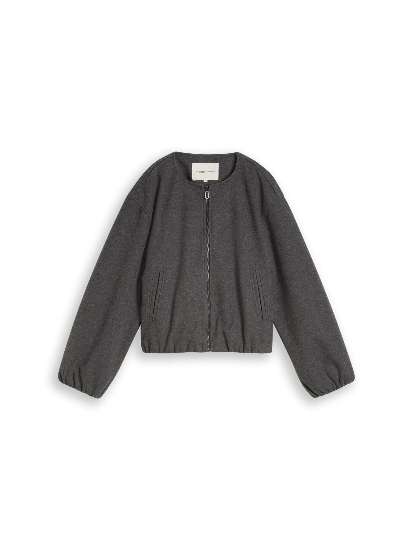 Blouson Jacke in Melange-Optik