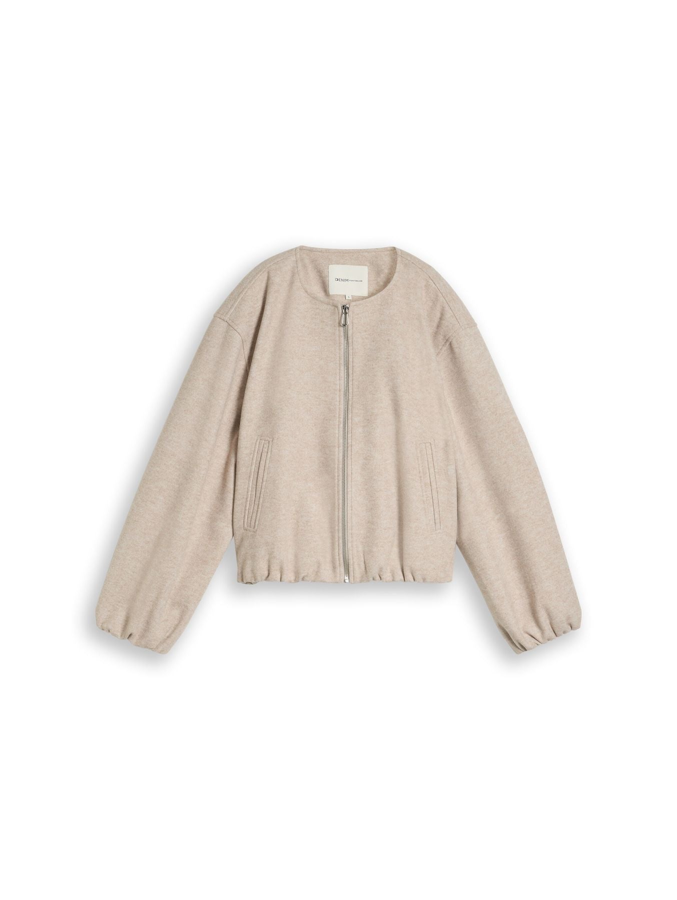 Blouson Jacke in Melange-Optik