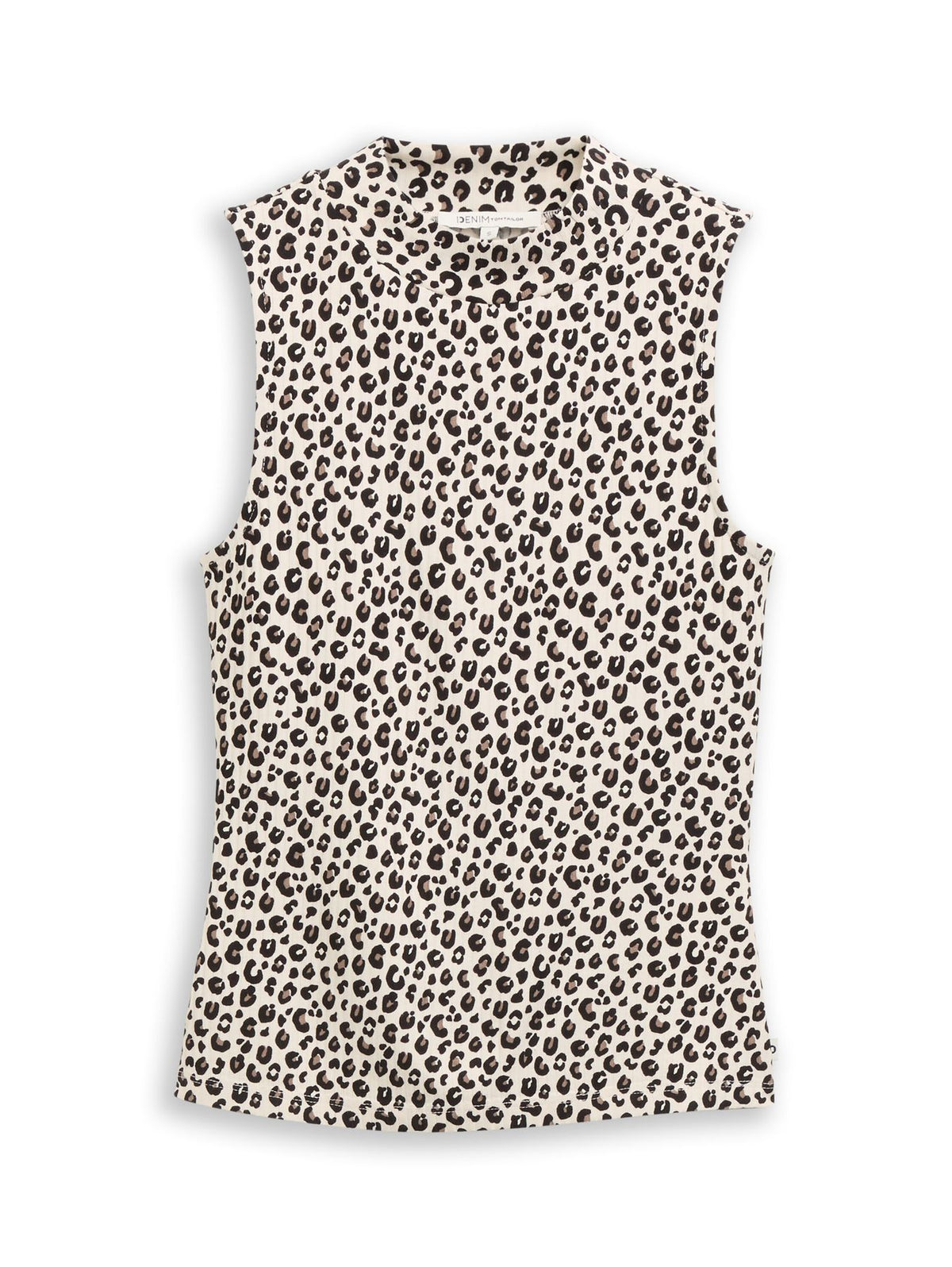 Slim Fit Top mit Stehkragen