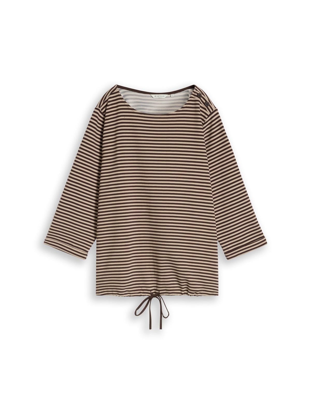 Plus Size - Langarmshirt mit Knopf-Details
