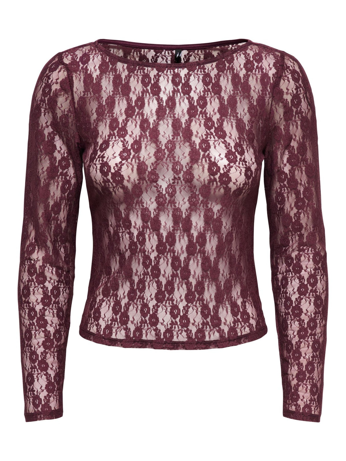 ONLNIKITA L/S BOATNECK LACE TOP BOX JRS