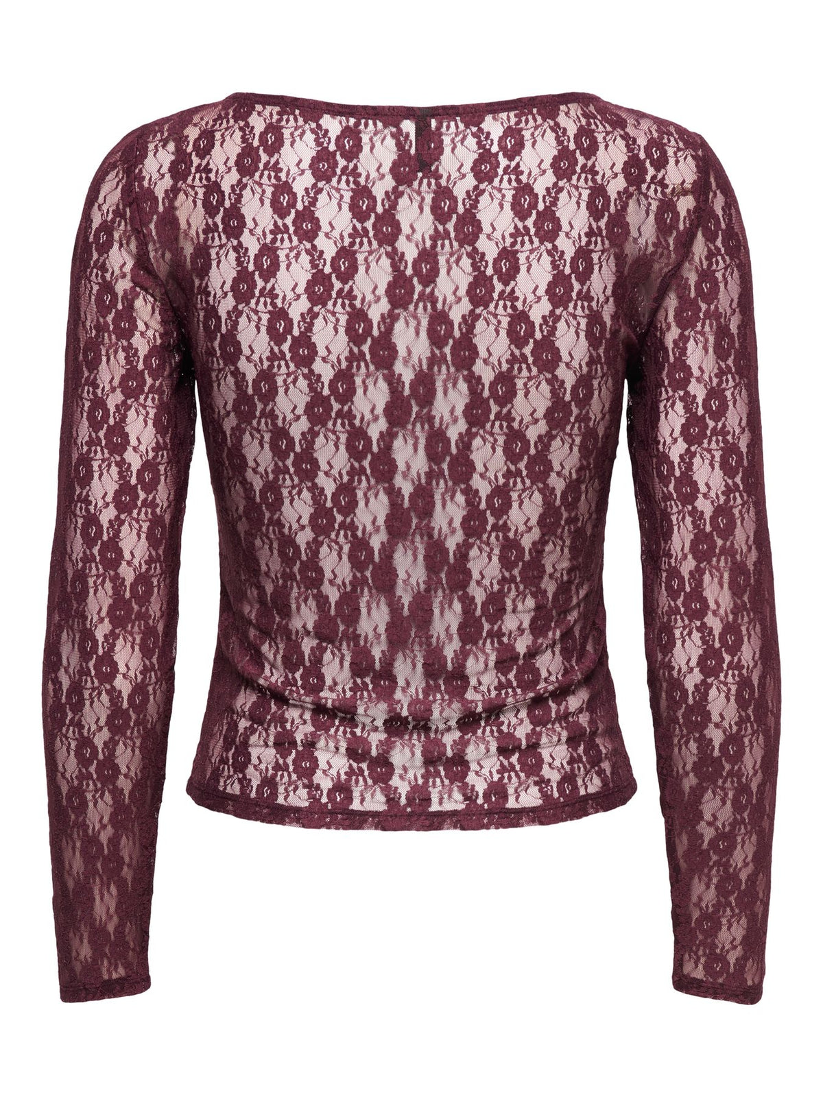 ONLNIKITA L/S BOATNECK LACE TOP BOX JRS