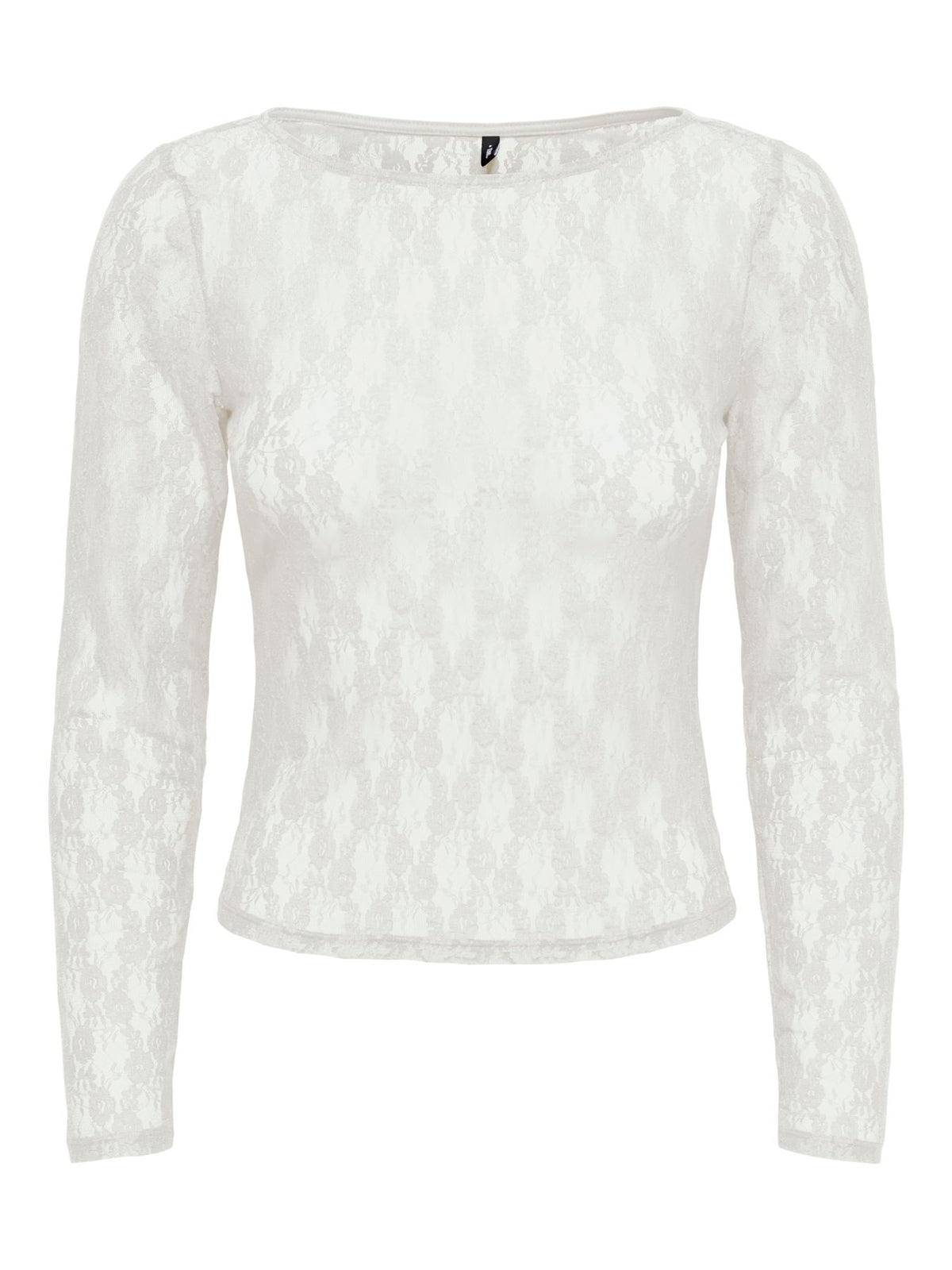ONLNIKITA L/S BOATNECK LACE TOP BOX JRS