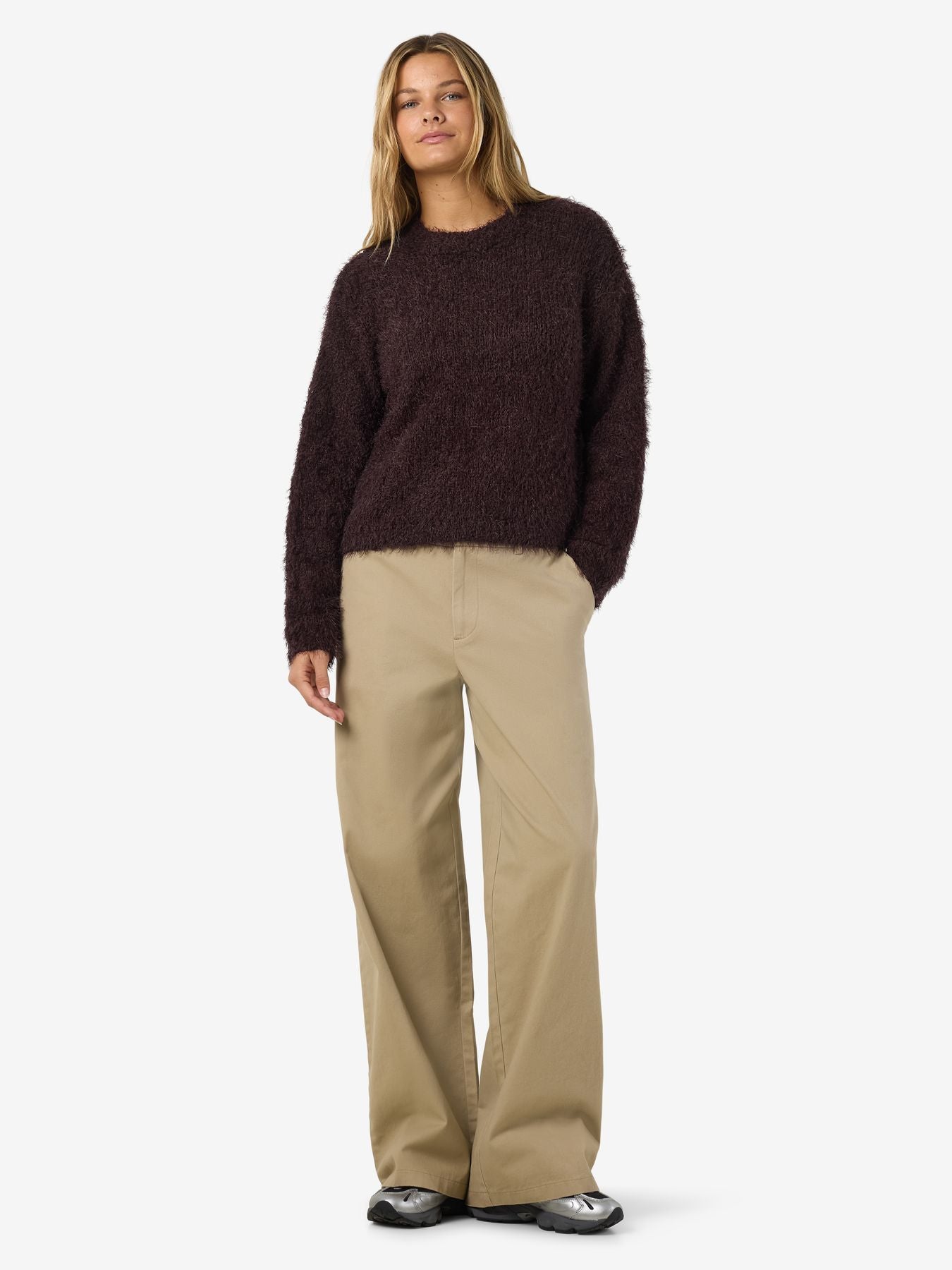 NMSASSY L/S O-NECK KNIT NOOS