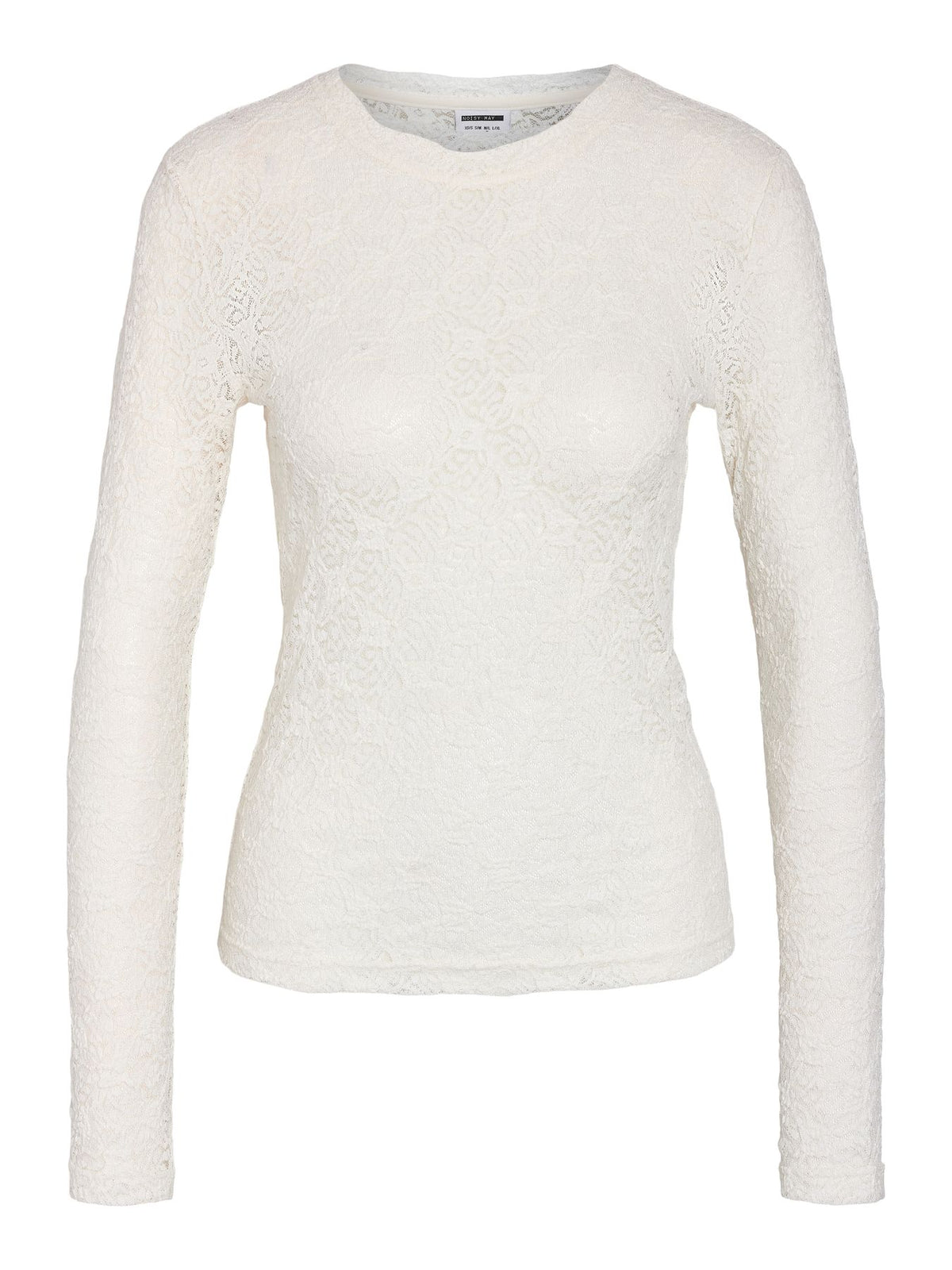 NMJUDITH L/S LACE TOP NOOS
