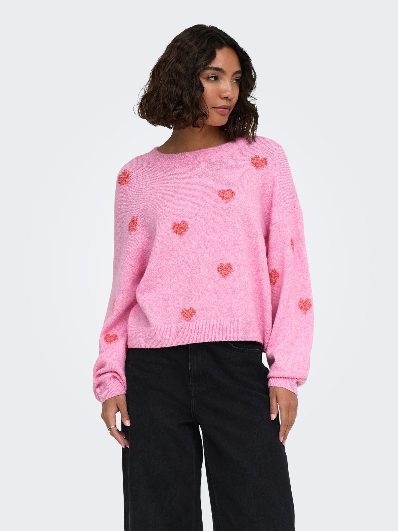 ONLRICA LS DETAIL O-NECK CC KNT