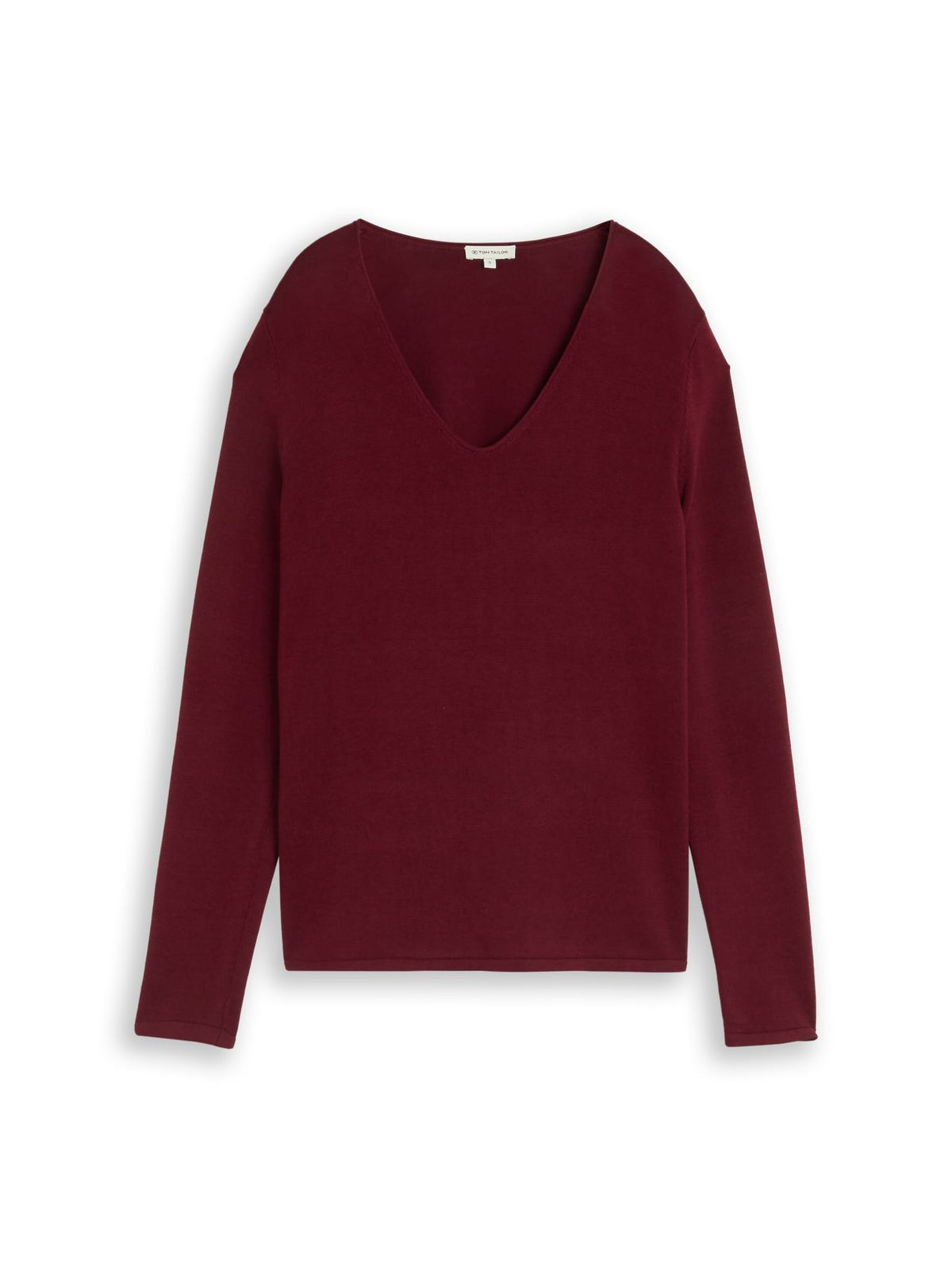 Strickpullover mit V-Ausschnitt