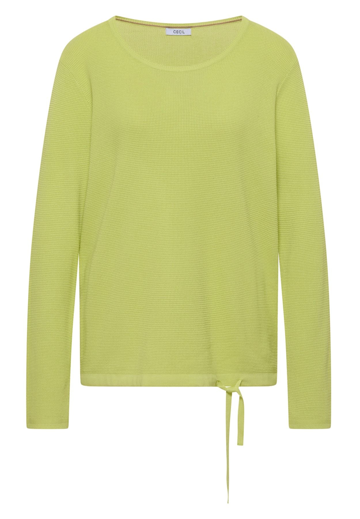 Pullover mit Rundhals und Struktur