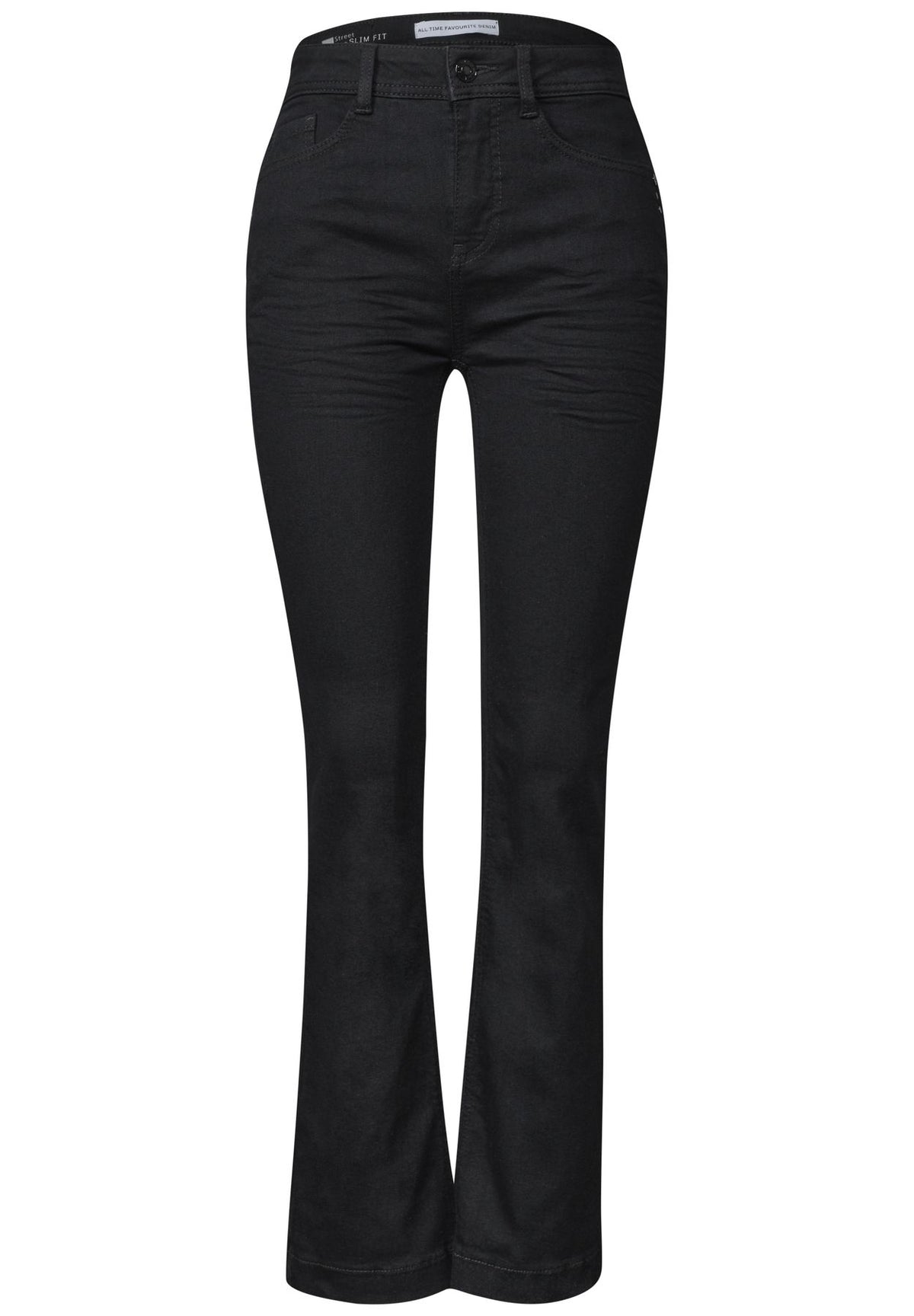 High Waist Bootcut Jeans im Slim Fit