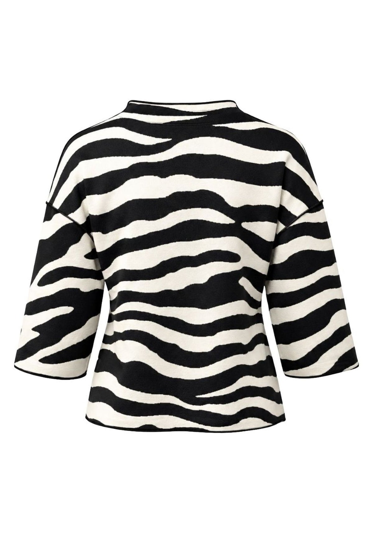 Pulli IVORY NOIR mit Animal-Print