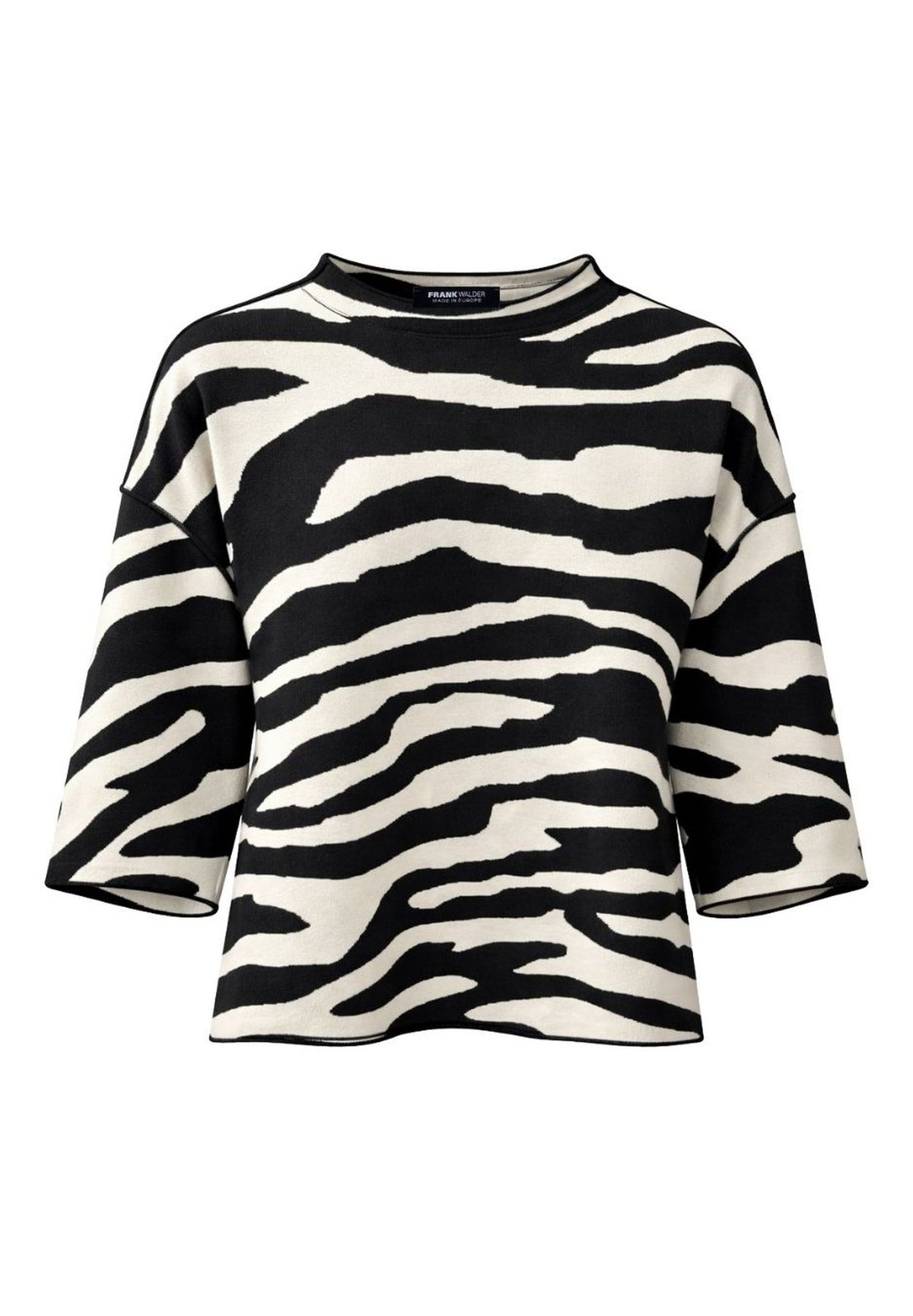 Pulli IVORY NOIR mit Animal-Print