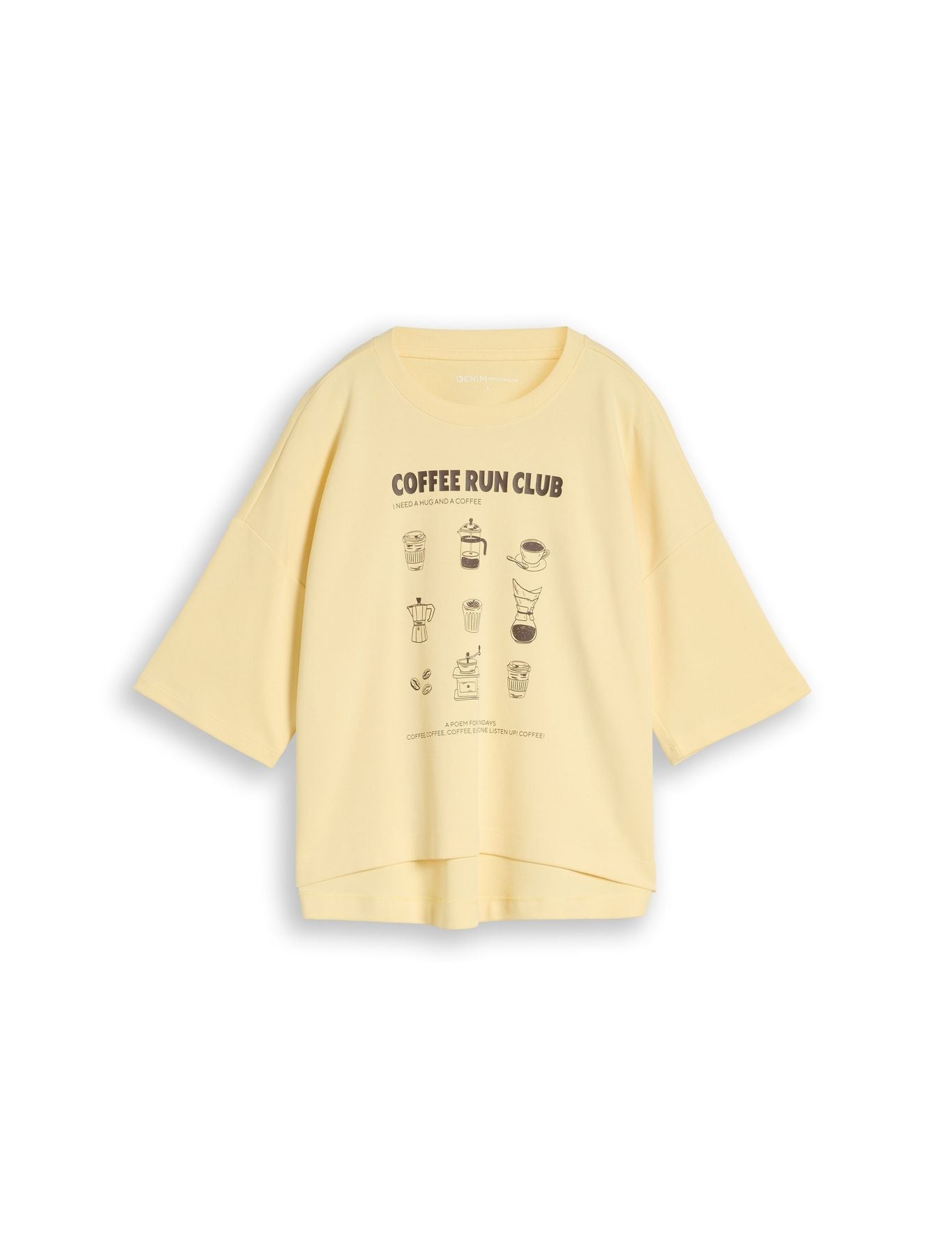 Boxy Fit T-Shirt mit Print