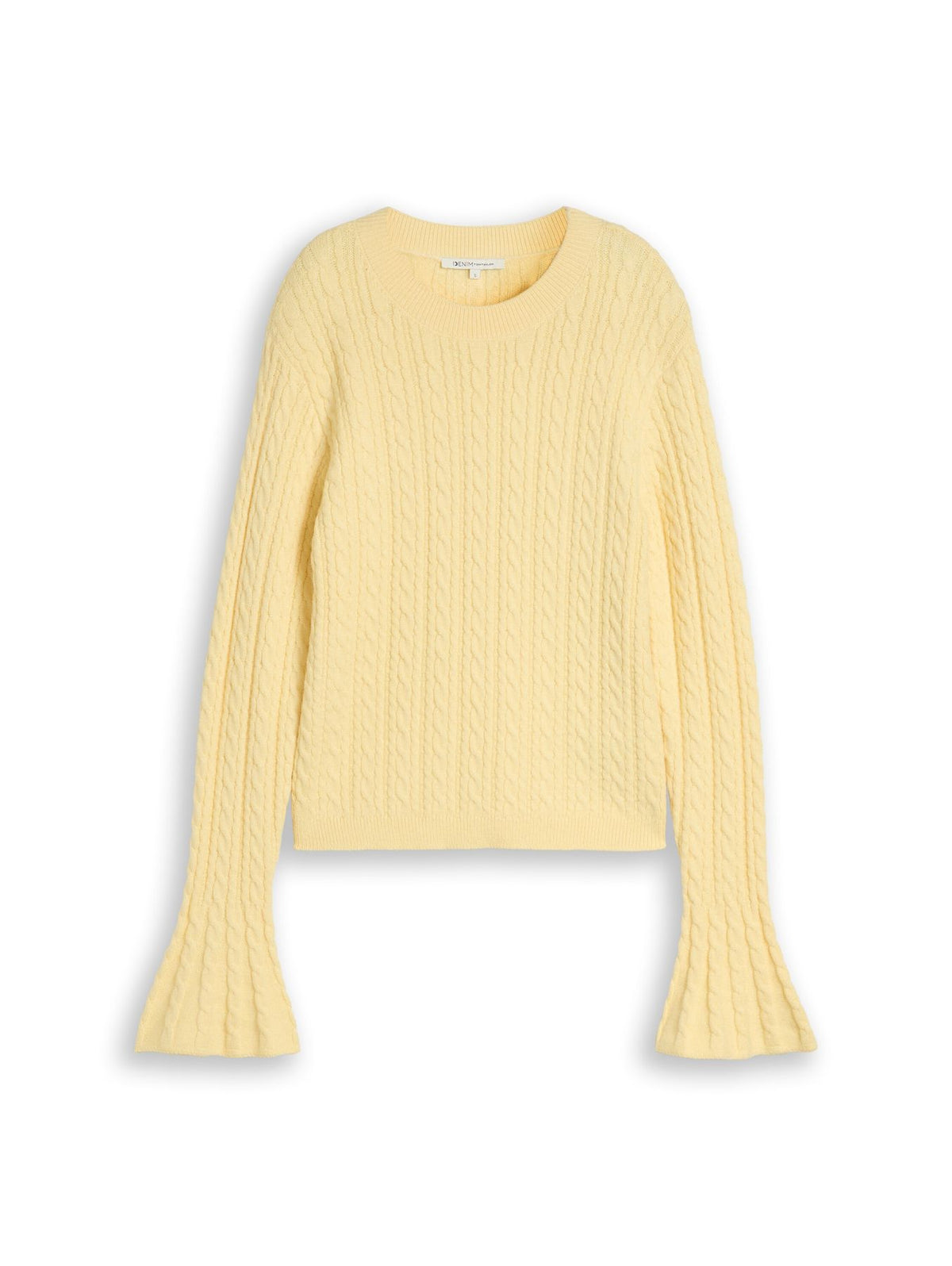 Strickpullover mit Zopfmuster
