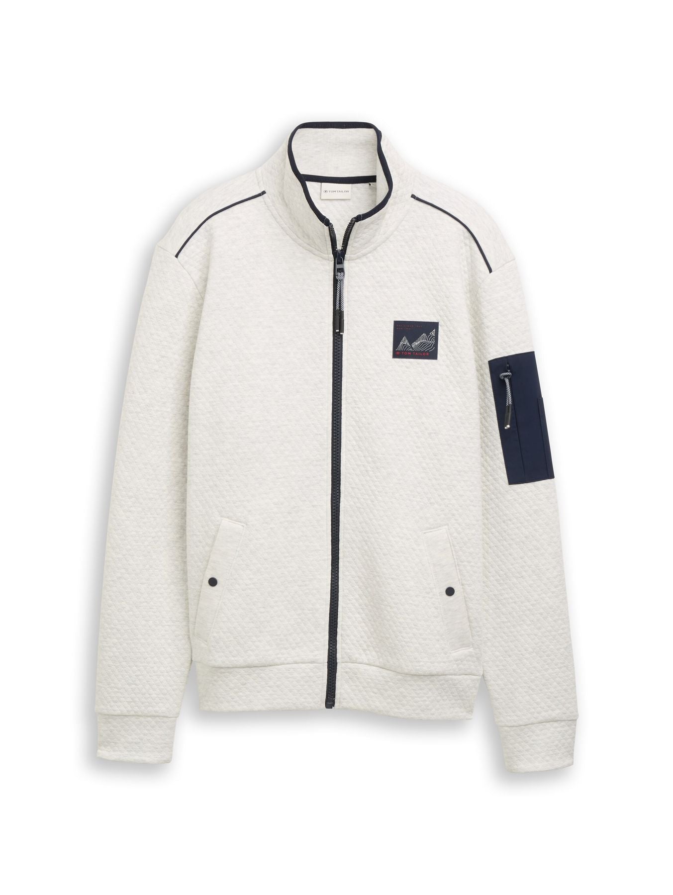 Sweatjacke mit Stehkragen
