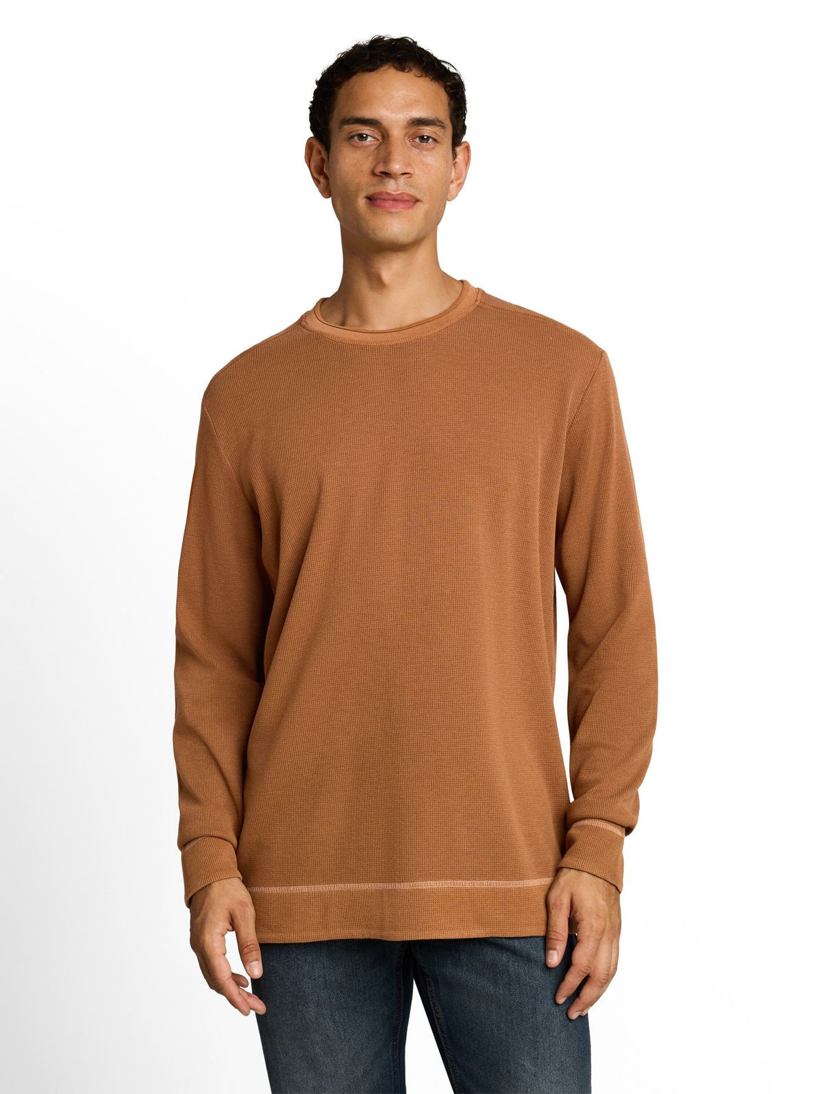 Langarmshirt im Used-Look