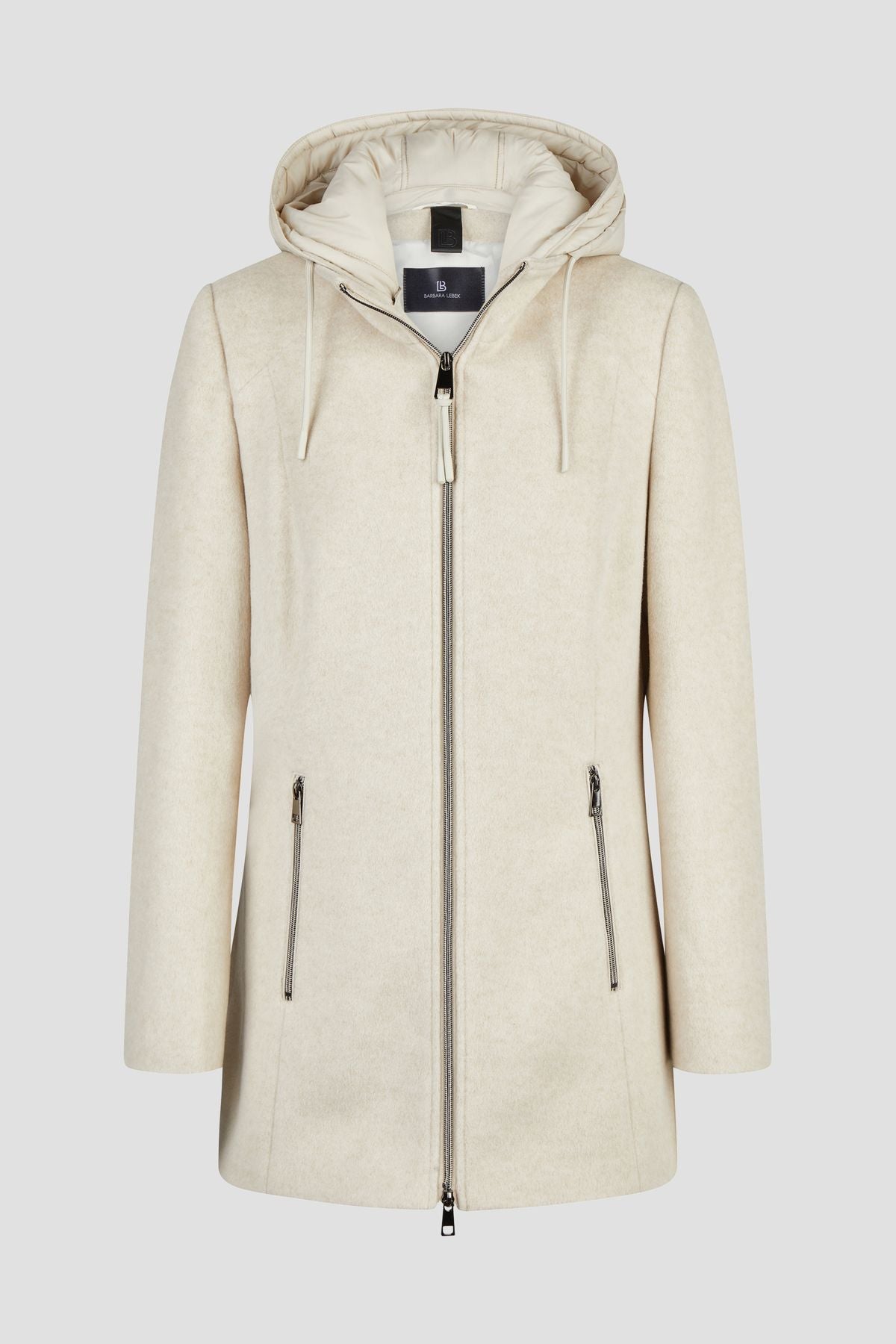 Wolljacke mit Kapuze