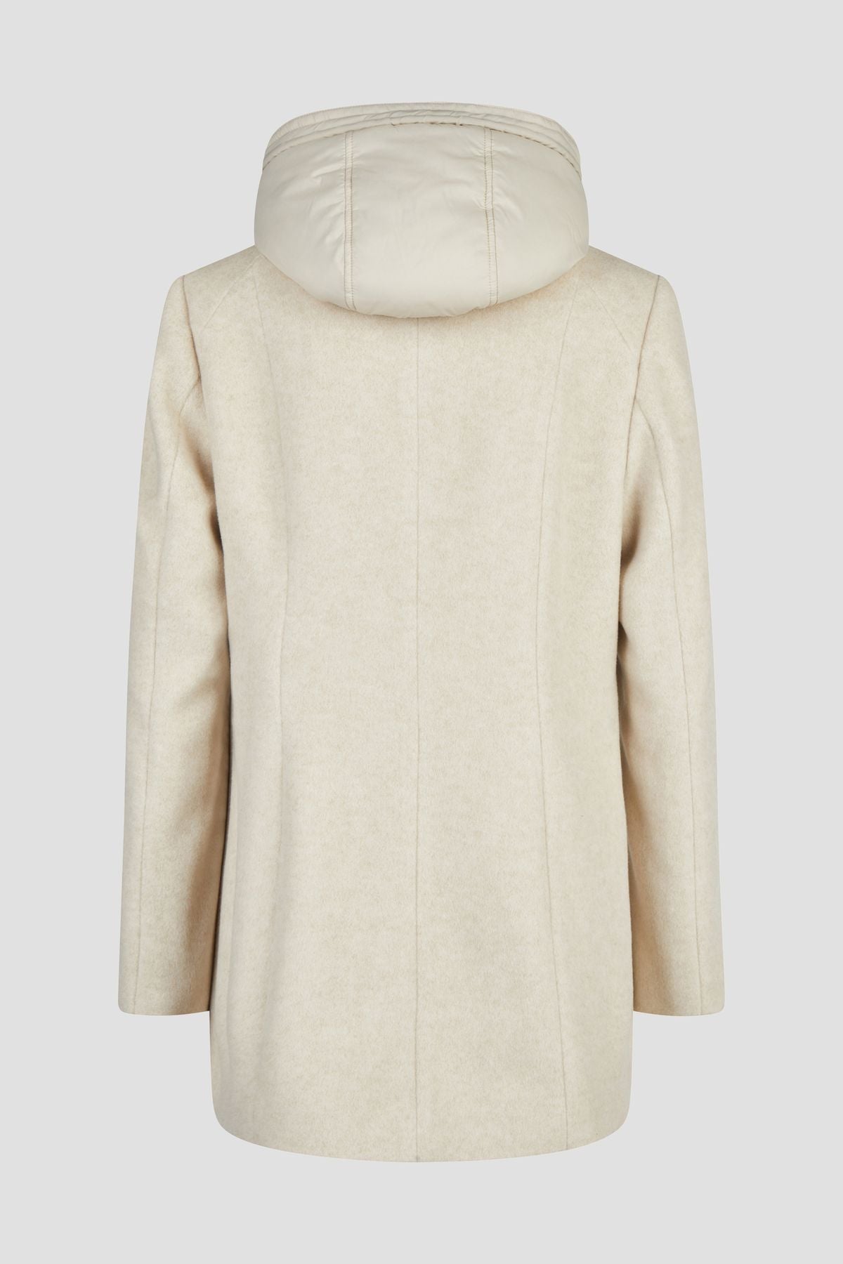 Wolljacke mit Kapuze