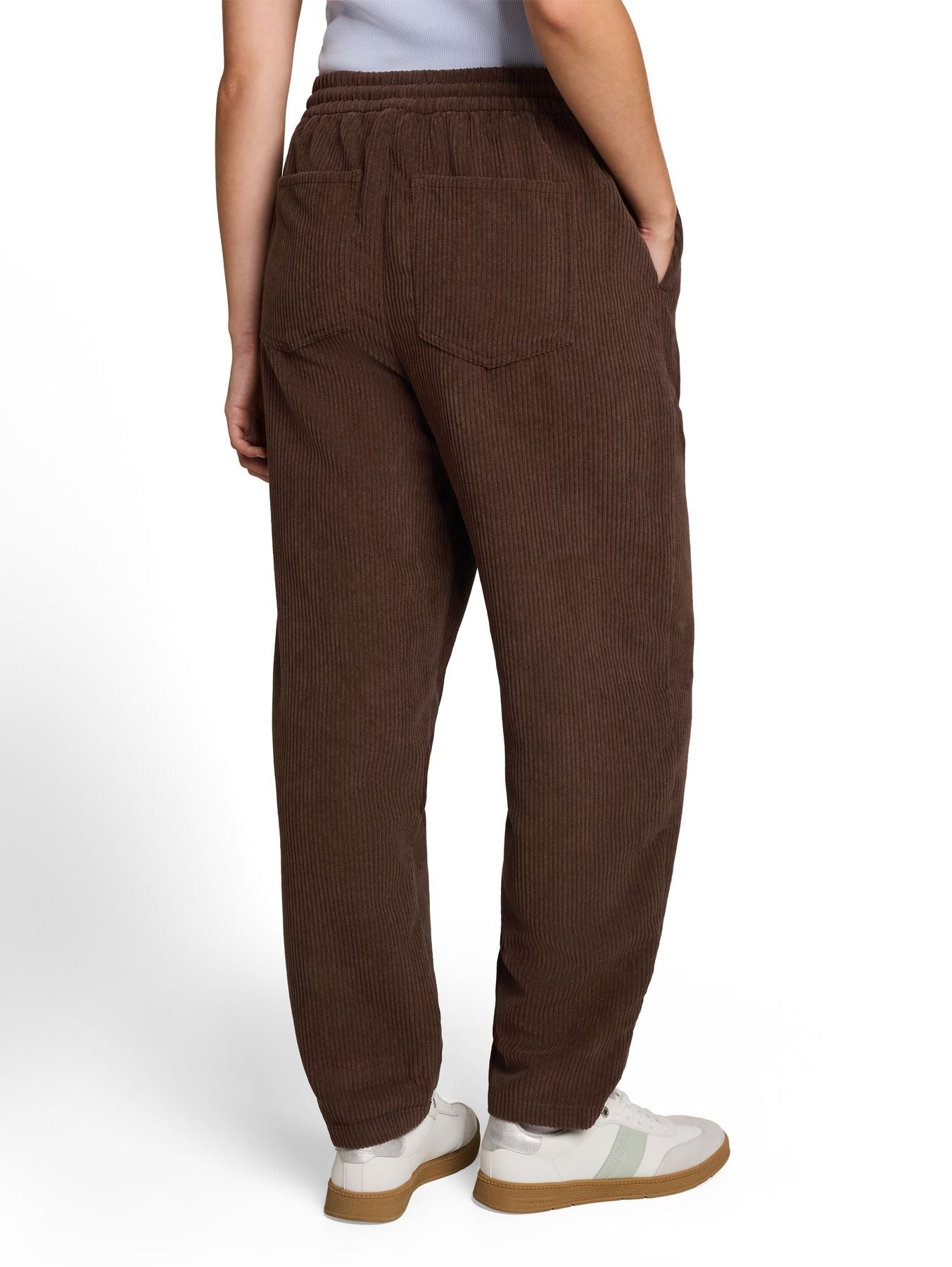 Barrel Cordhose mit Kordelzug