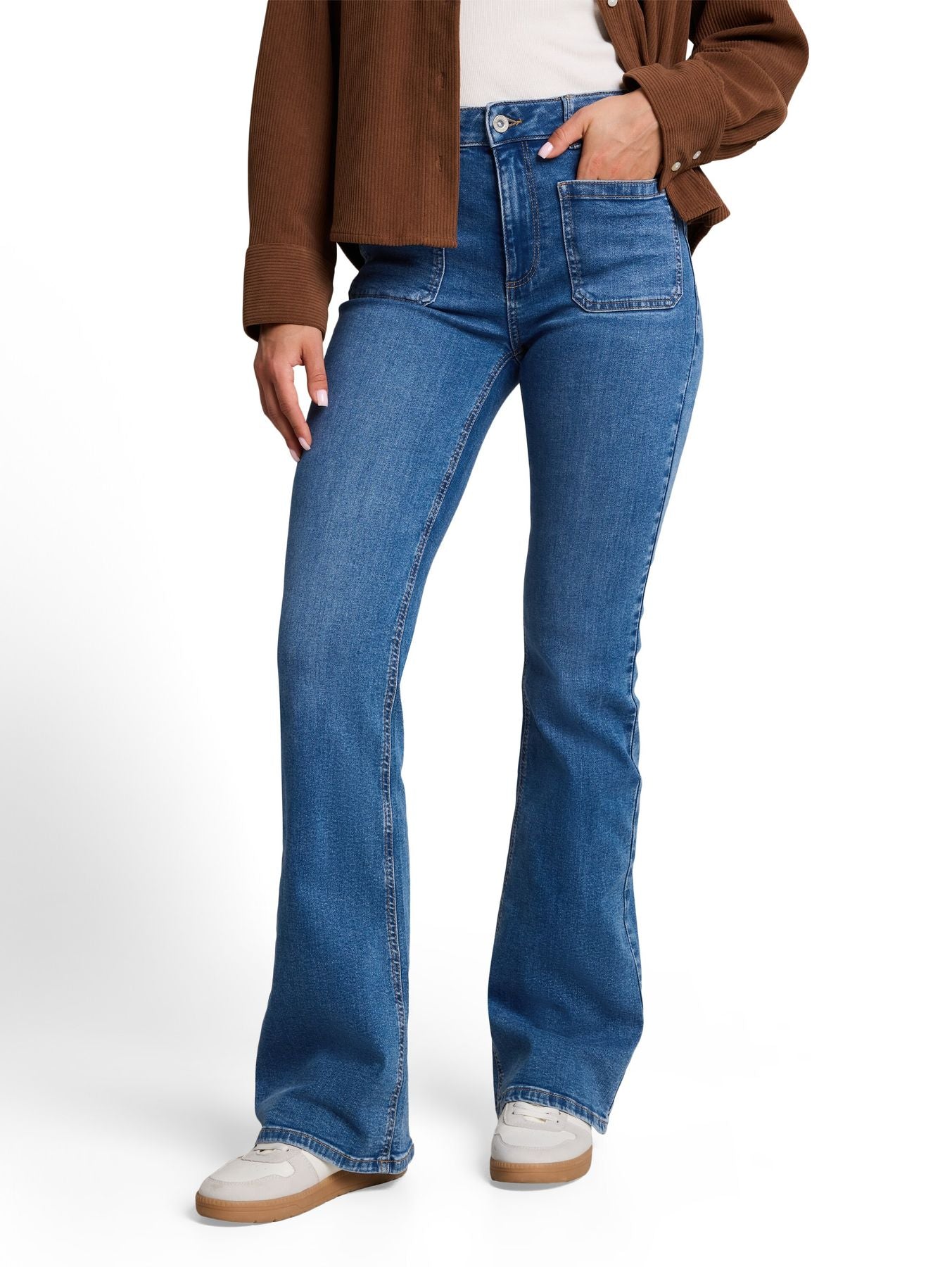 TTSTELLA Bootcut Jeans mit aufgesetzten Taschen