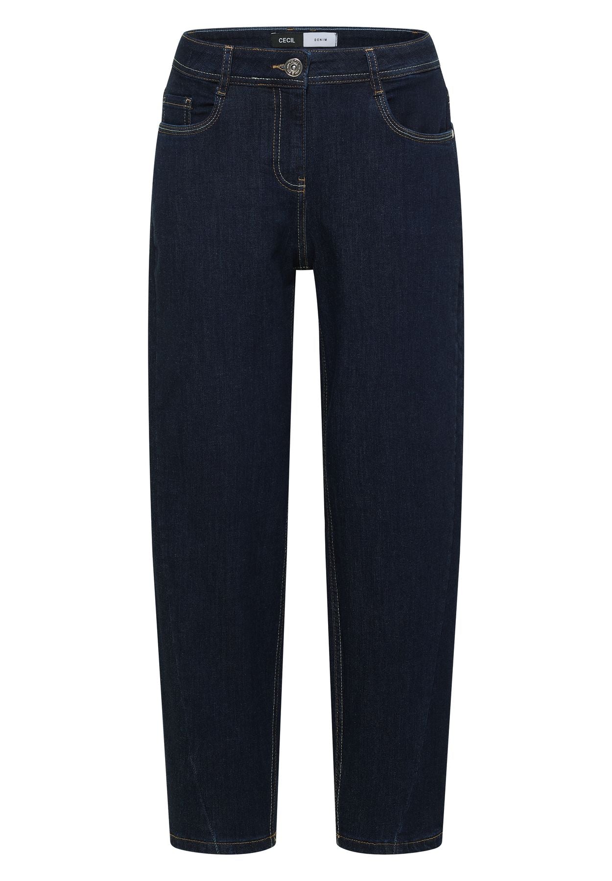 High Waist Barrel Leg Jeans im Loose Fit