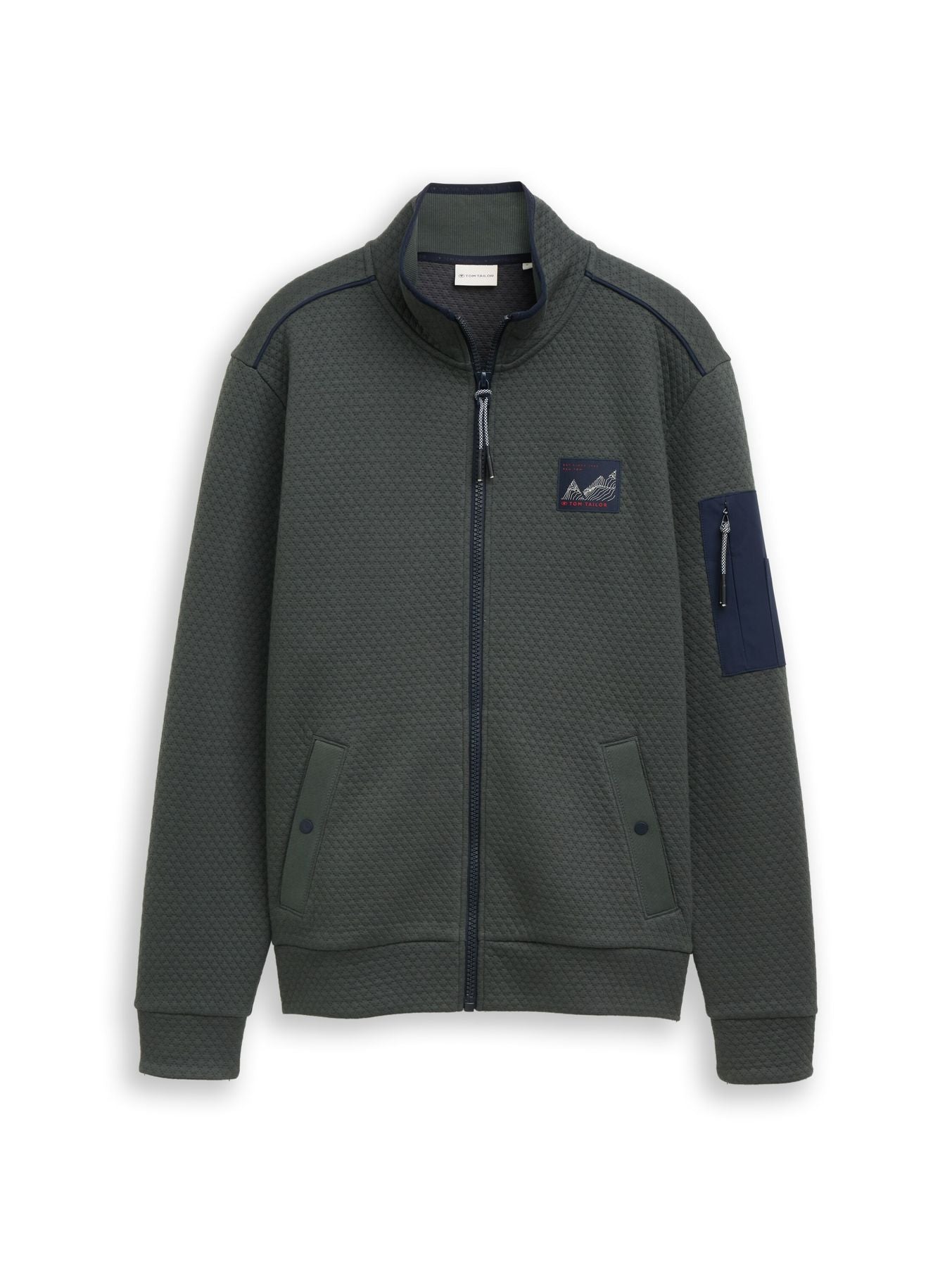 Sweatjacke mit Stehkragen