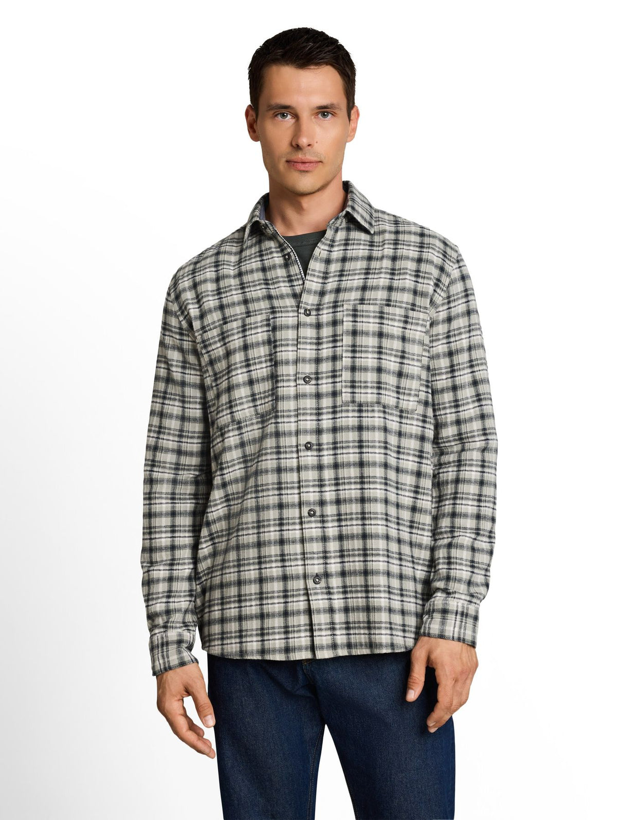 Comfort Fit Flanell-Hemd mit Karomuster