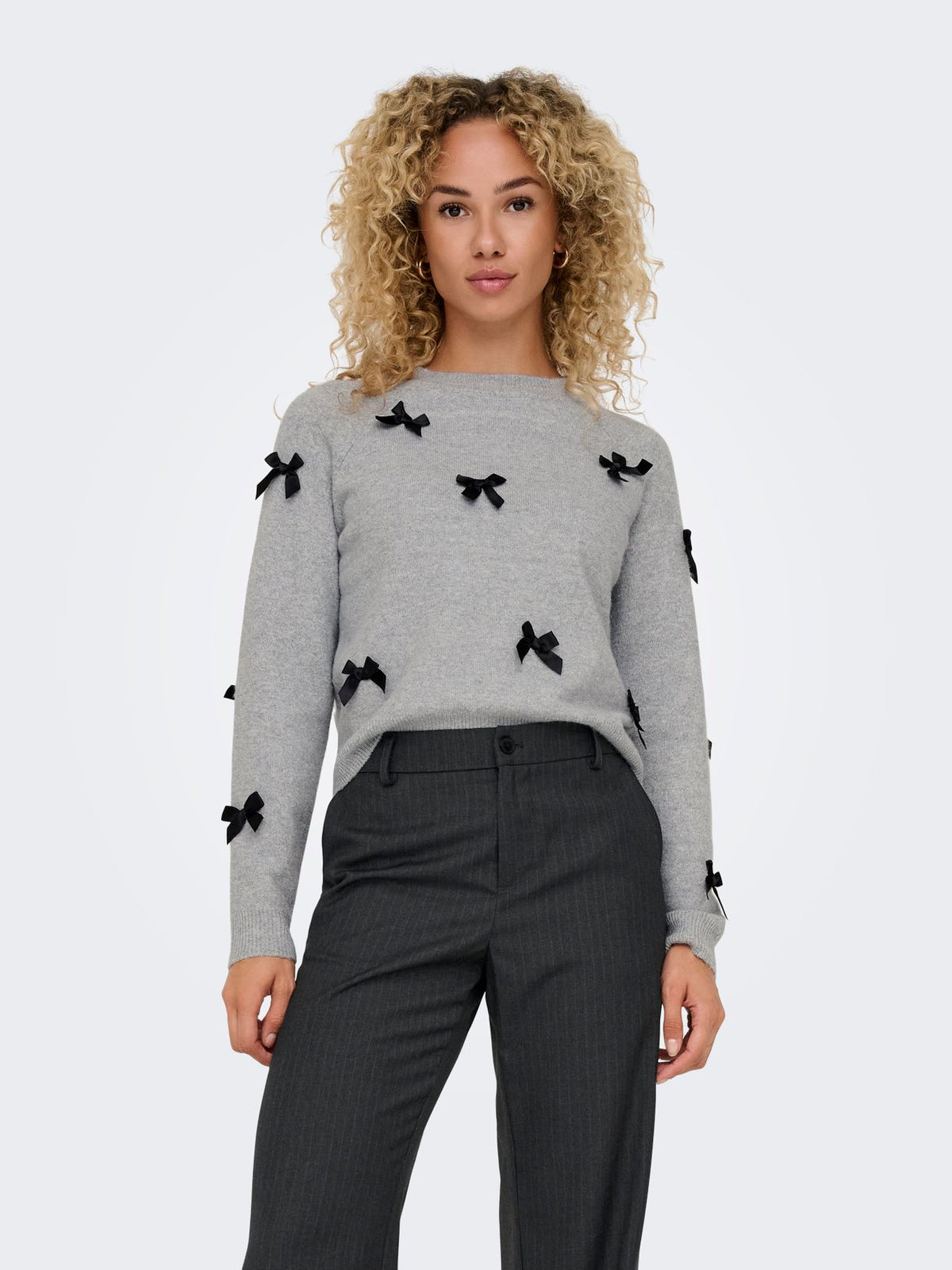 ONLNOELLE LS BOW PULLOVER KNT