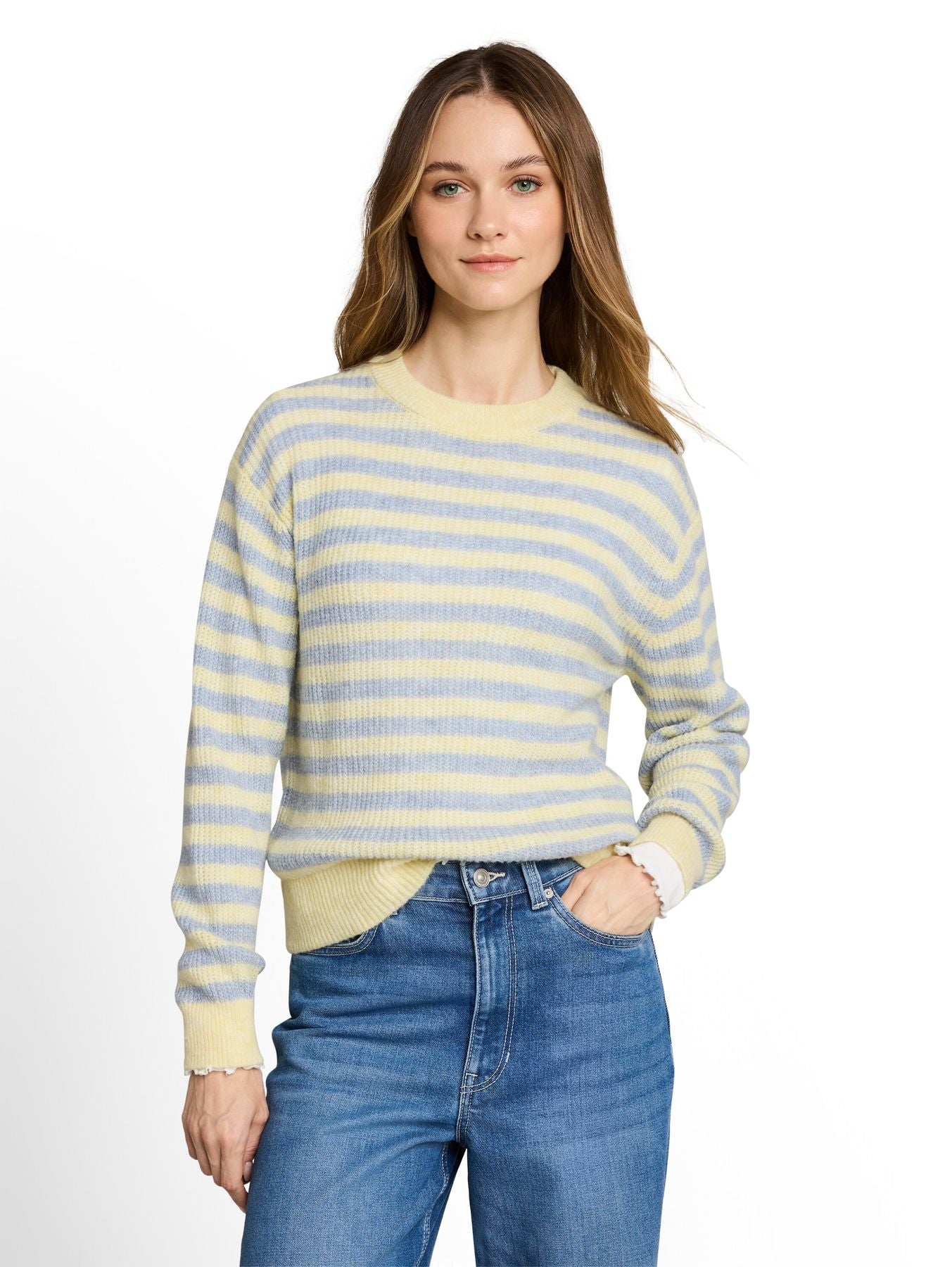 Lightweight Strickpullover mit Alpaka-Anteil